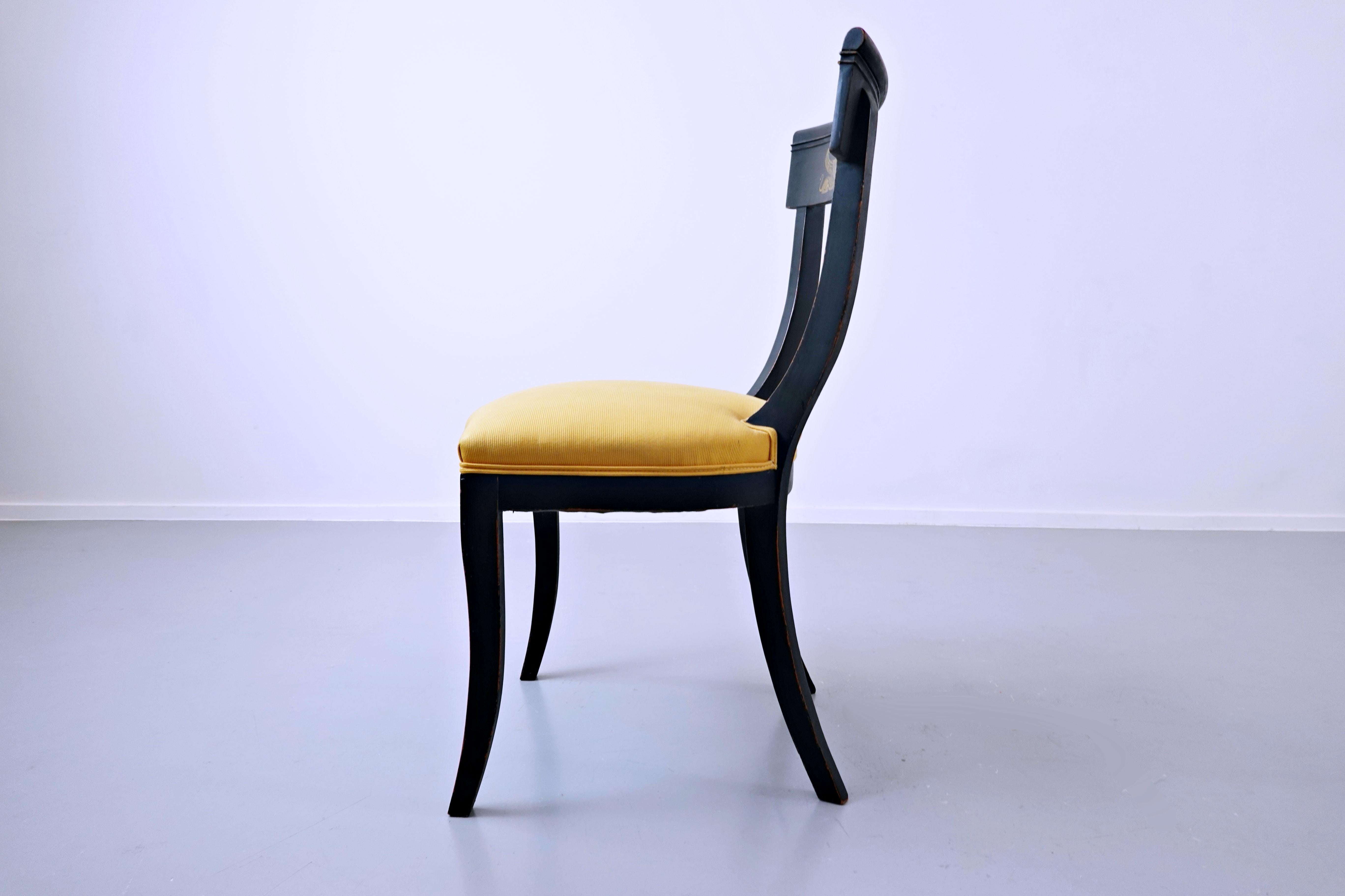 20ième siècle Ensemble de 6 chaises, style Empire, Belgique en vente