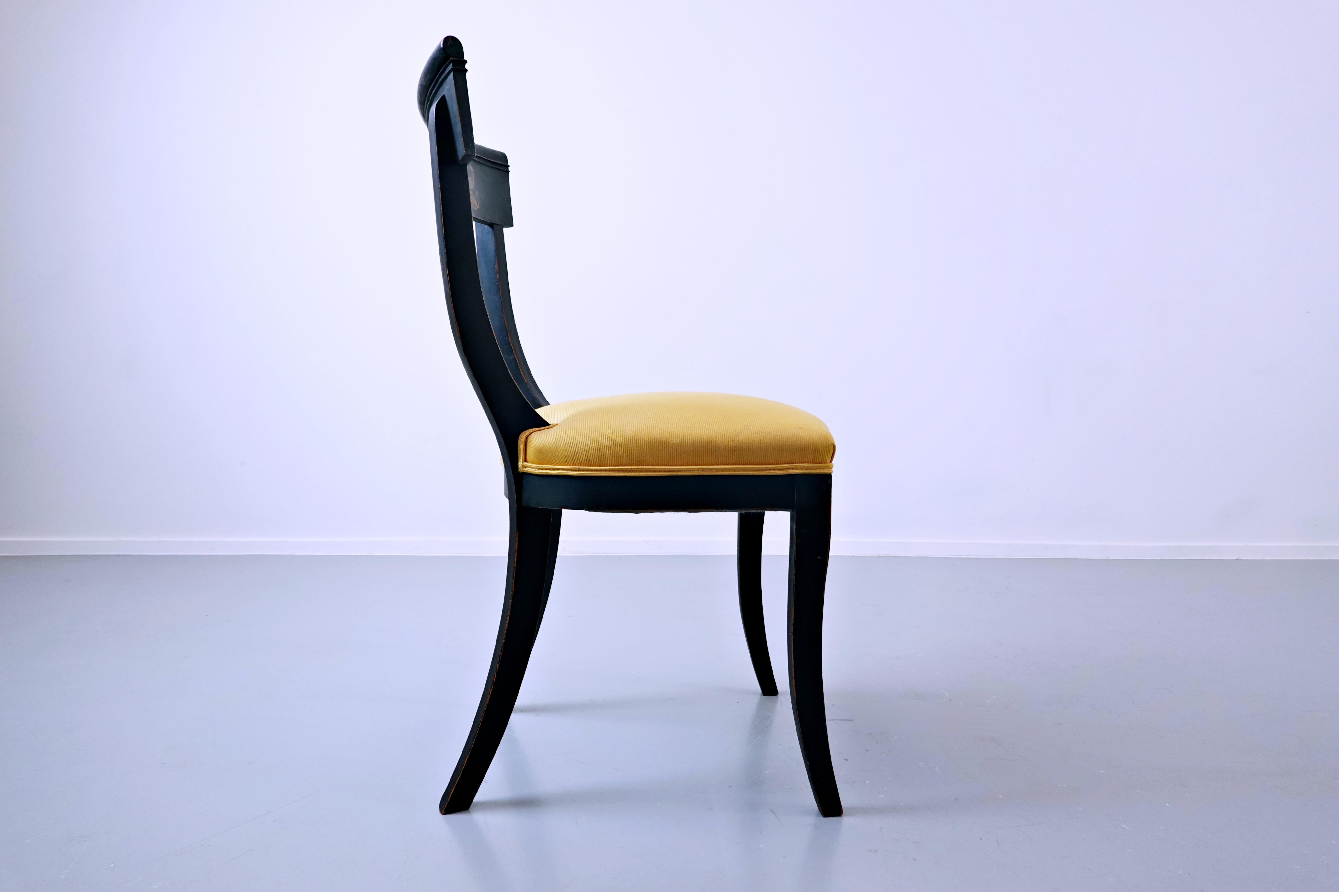 Ensemble de 6 chaises, style Empire, Belgique en vente 2