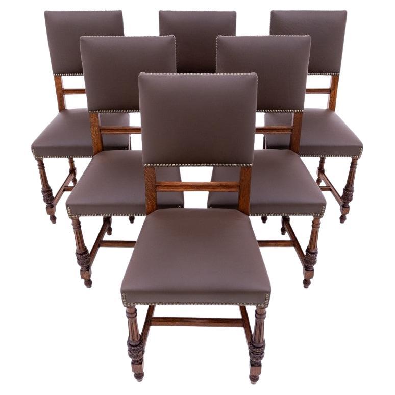 Set di 6 sedie, Francia, circa 1880. in vendita