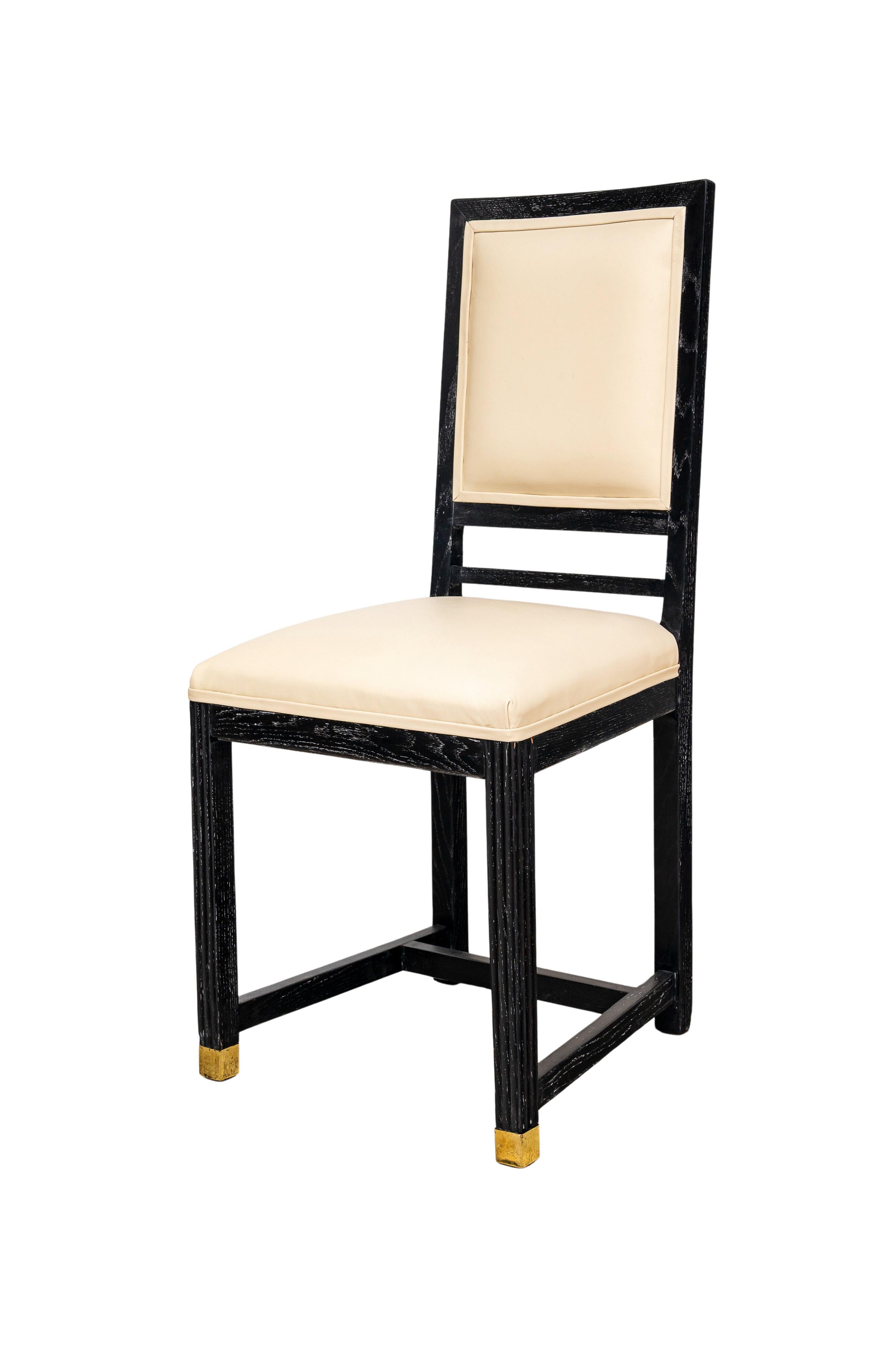 Ensemble de 6 chaises Fritz Nagel Adolf Nagel Schule école de Josef Hoffmann vers 1910 Bon état - En vente à Klosterneuburg, AT