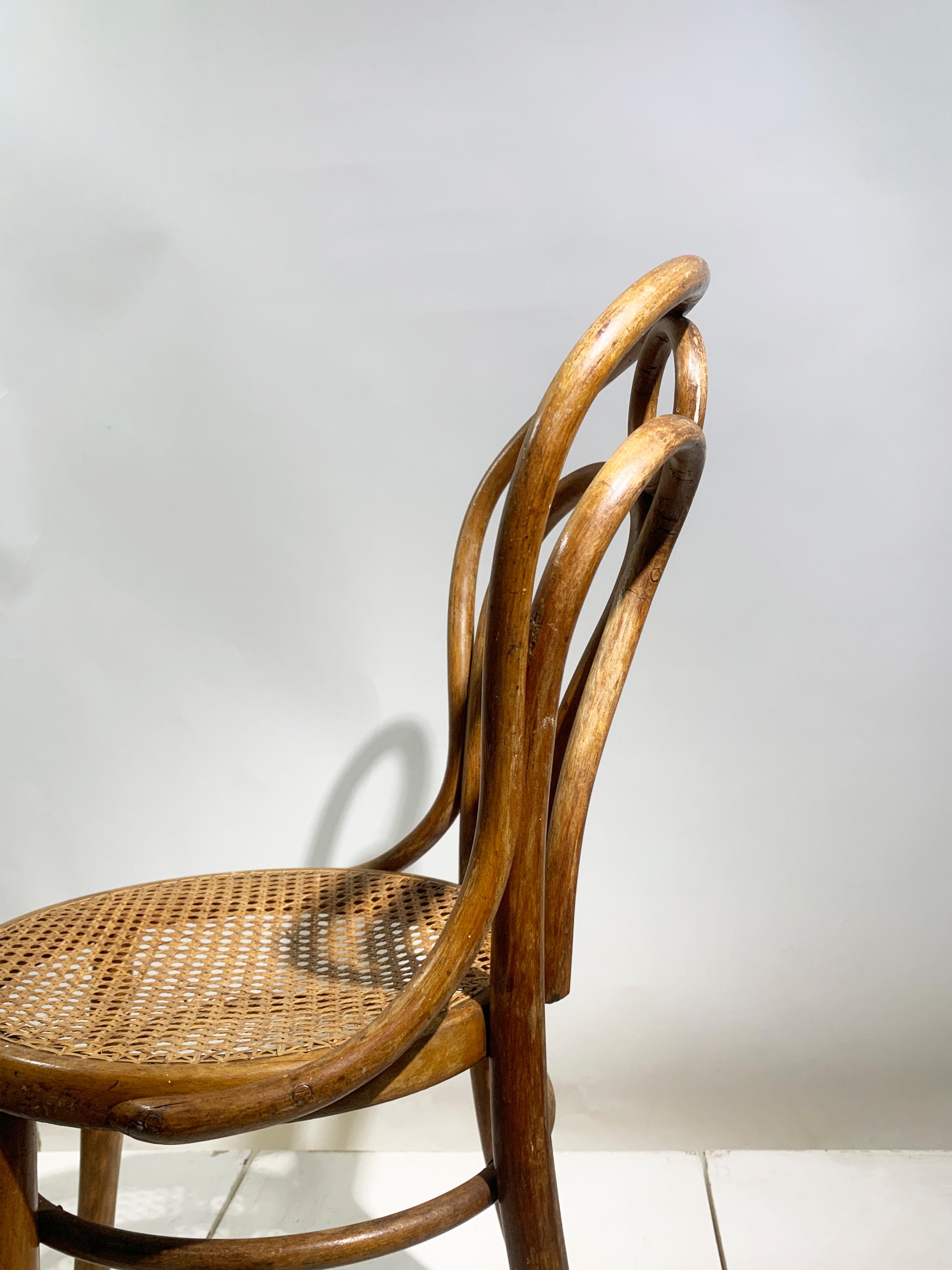 Juego de 6 Sillas de madera curvada de Josef Hoffmann para Mundus Viena Austria, 1900 en venta 11