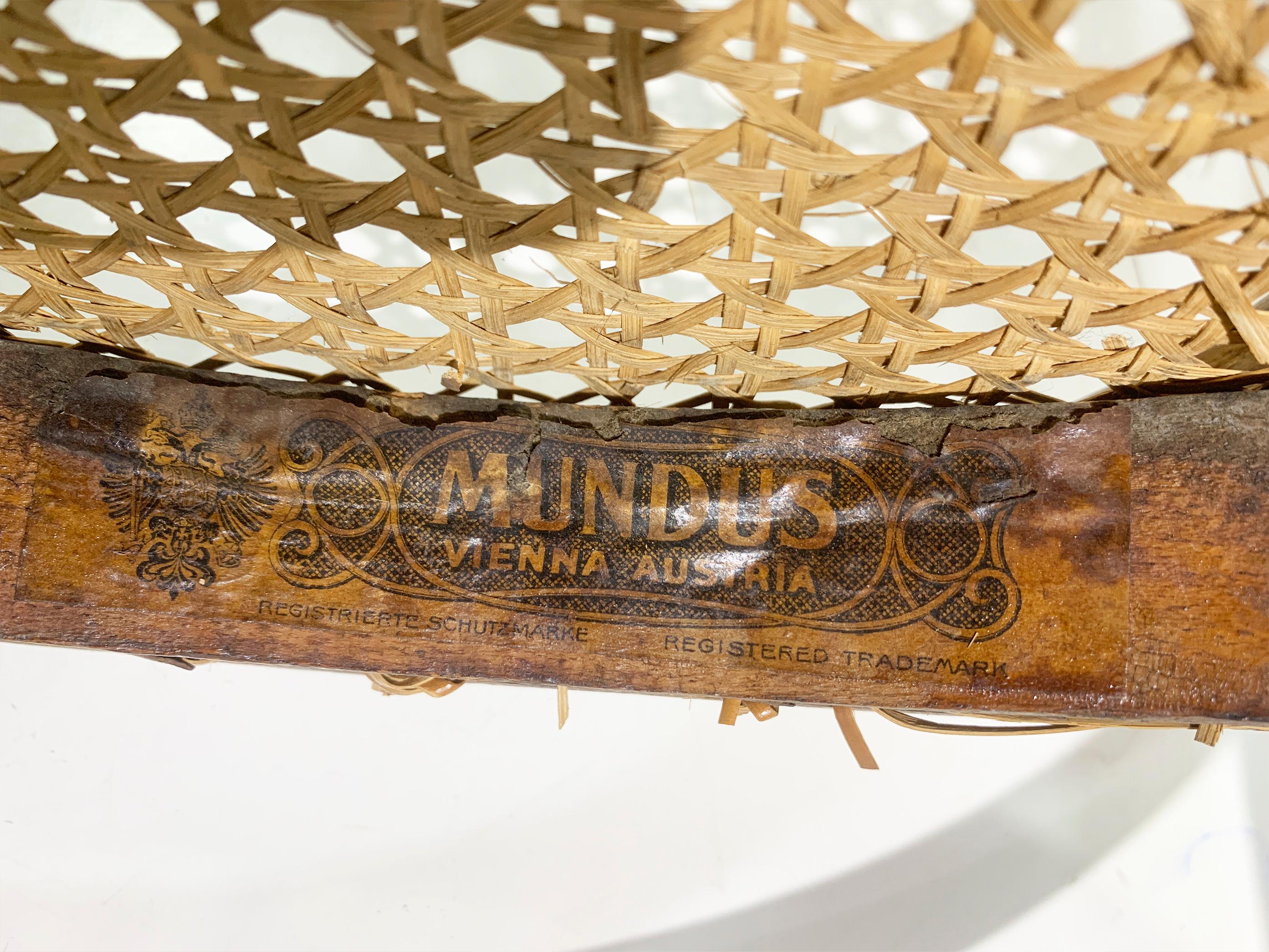 Juego de 6 Sillas de madera curvada de Josef Hoffmann para Mundus Viena Austria, 1900 en venta 12