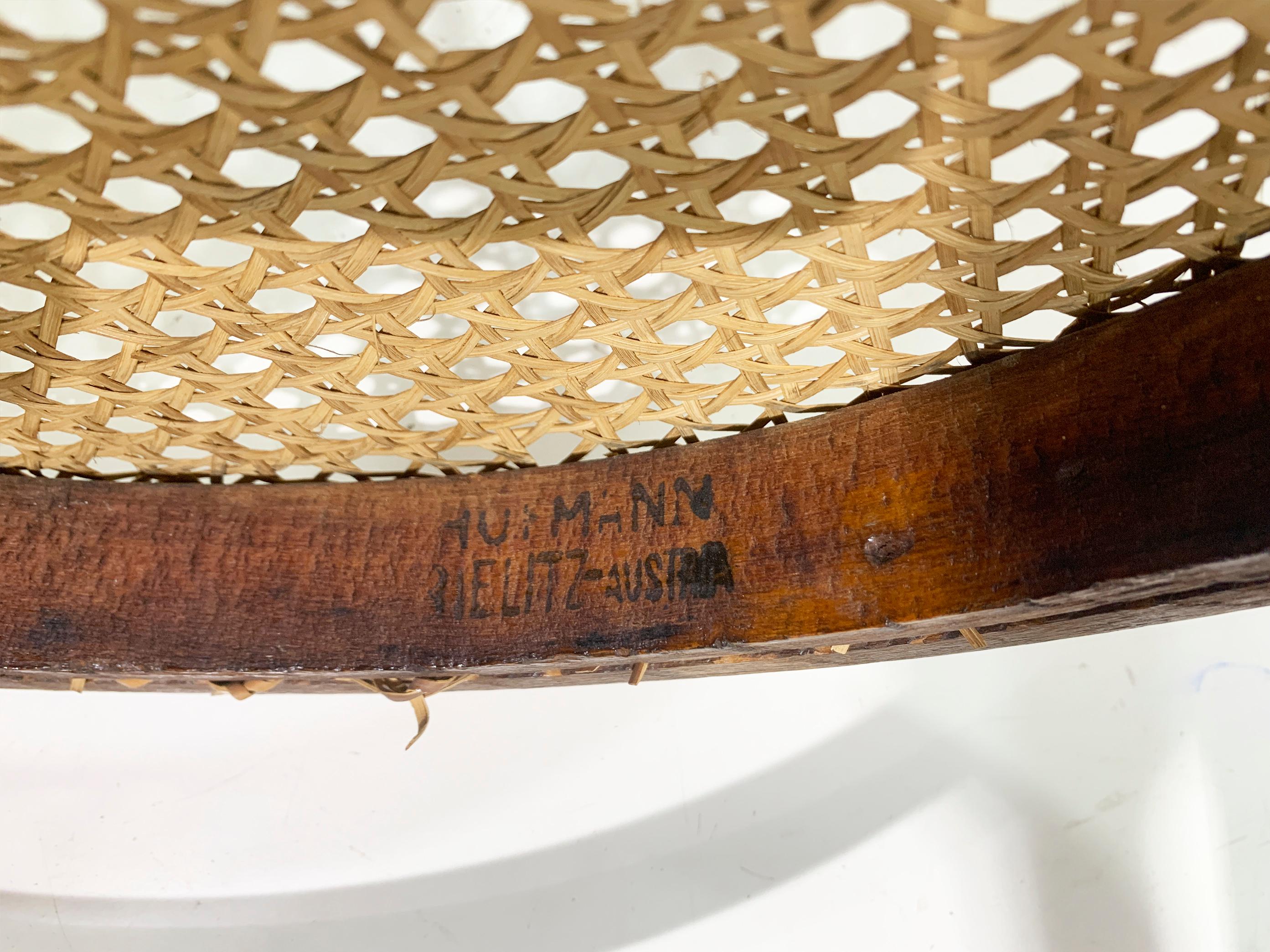 Juego de 6 Sillas de madera curvada de Josef Hoffmann para Mundus Viena Austria, 1900 en venta 13