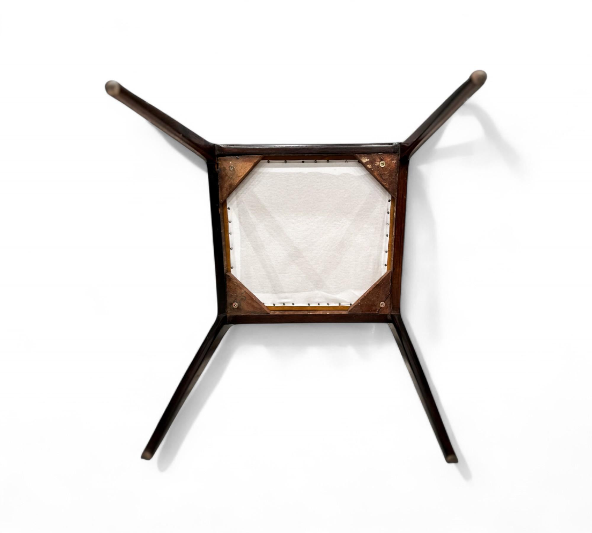 Set of 6 Chairs in Hardwood & Leather by Geraldo de Barros, c. 1950 For Sale 7