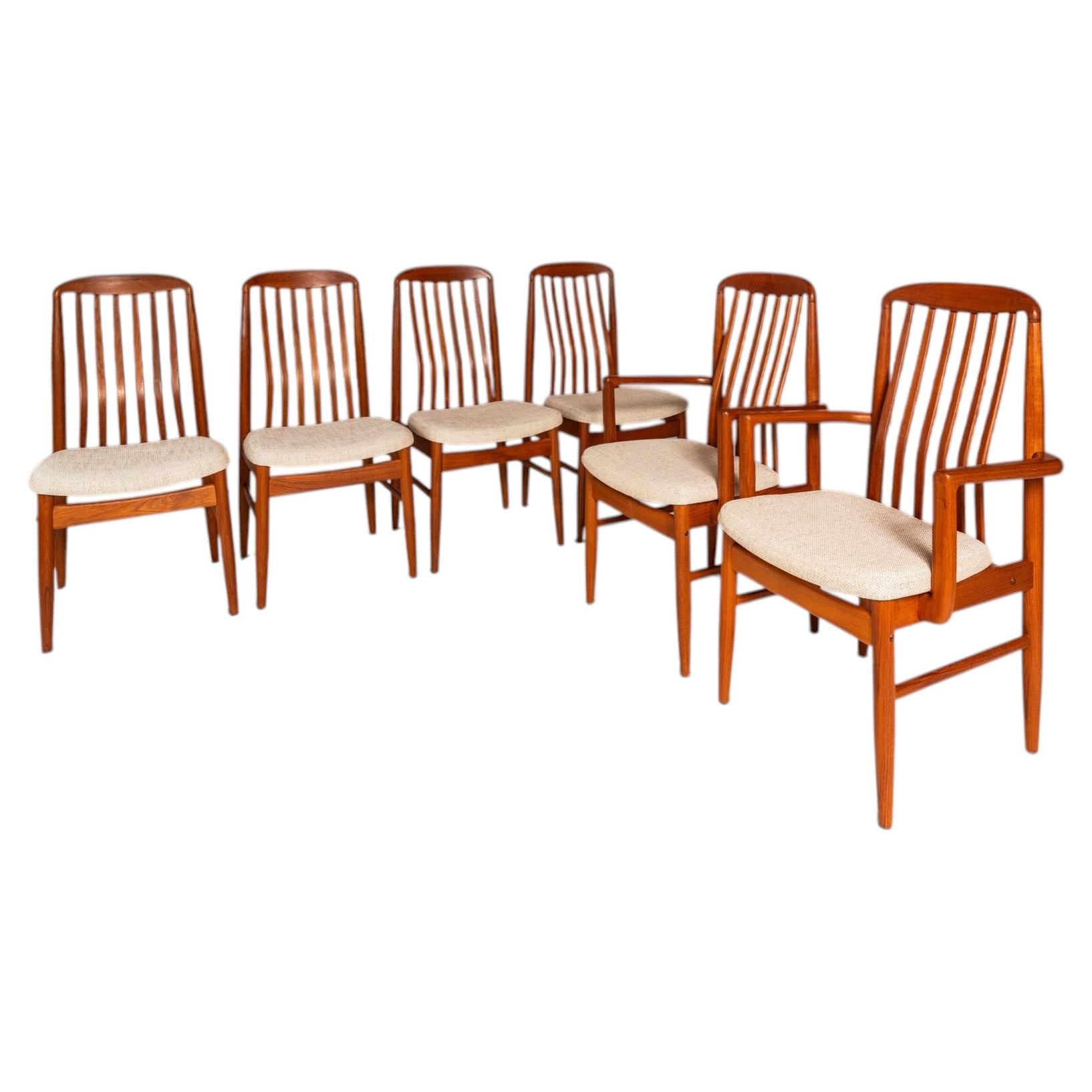 Set of 6 Chairs in Teak, Benny Linden for Benny Linden Designs, Thailand, 1970s