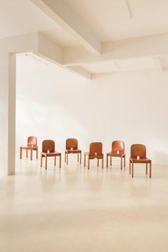 Set of 6 Chairs model 925 2, Afra & Tobia Scarpa, 1966, Midcentury Design