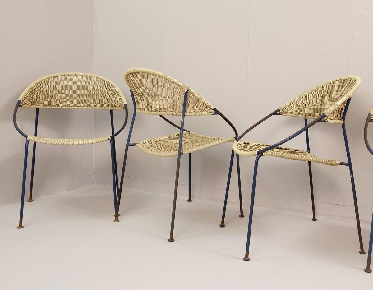 Set of 6 chairs model DU41 by Gastone Rinaldi for RIMA. Italy, 1956.