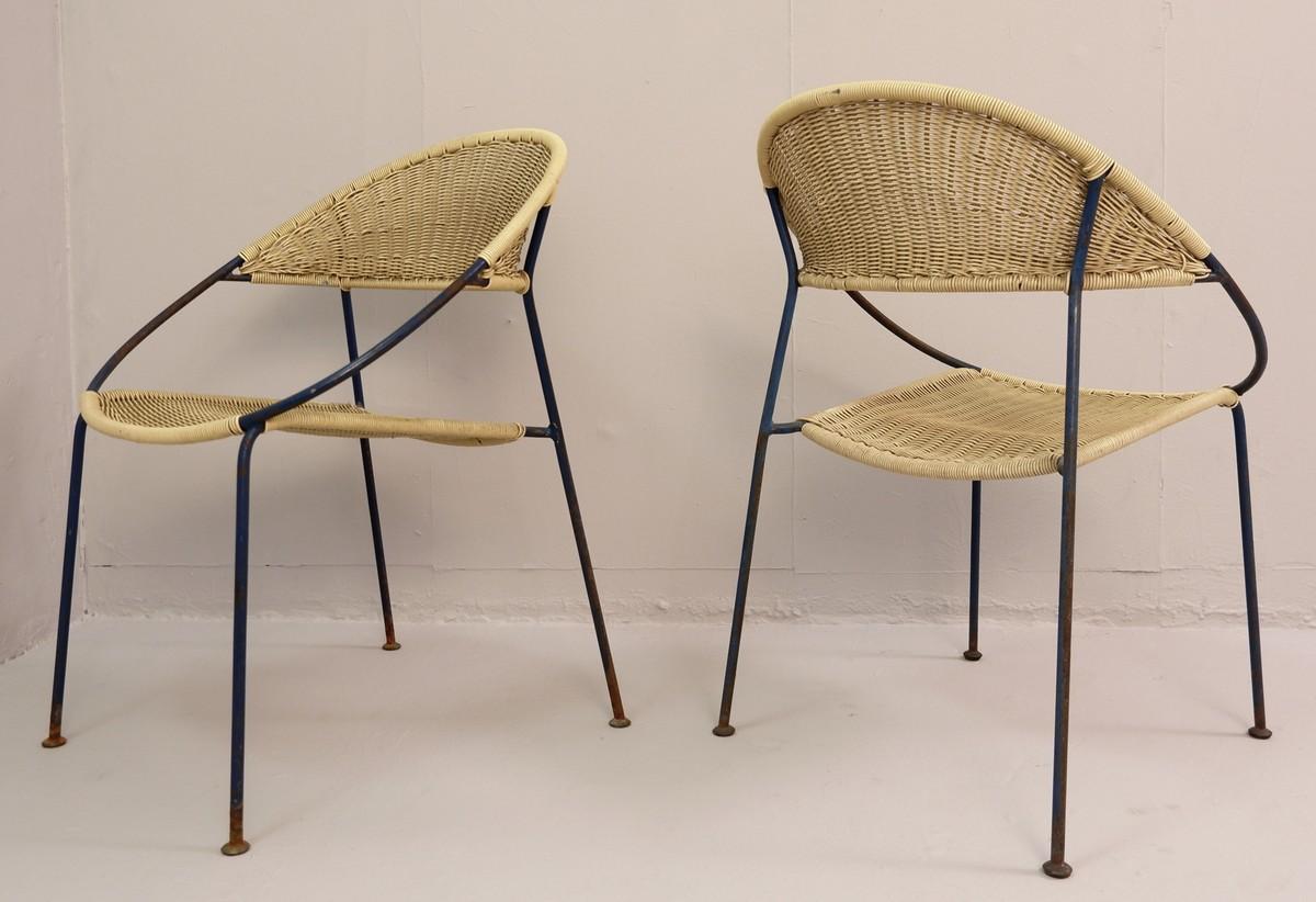 Mid-Century Modern Set of 6 Chairs Model DU41 by Gastone Rinaldi for RIMA, Italy, 1956 For Sale