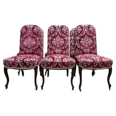Set of 6 chairs Napoleon III period in mahogany