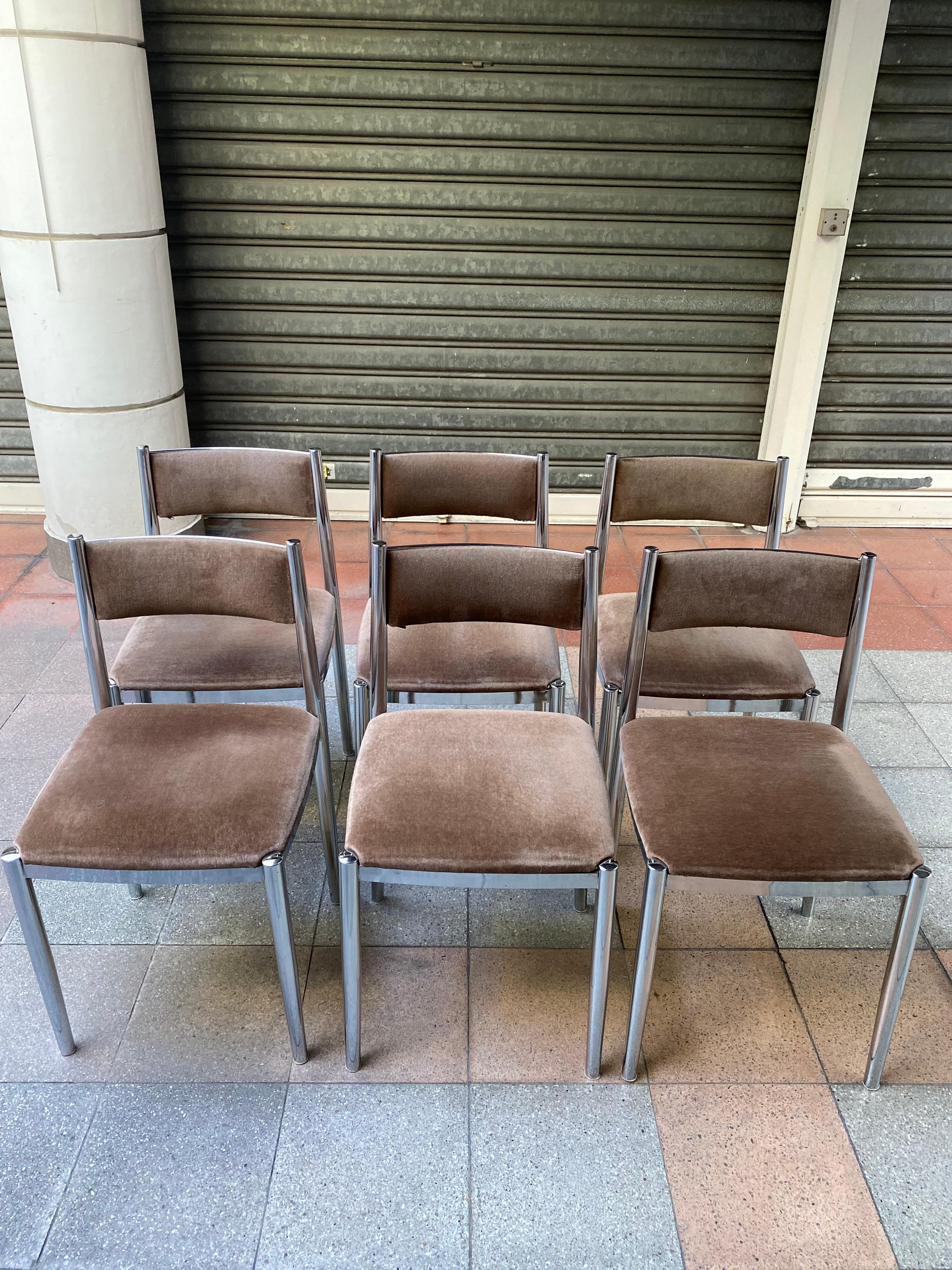 Set of 6 Chairs, Nova Lux, Circa 1970 5