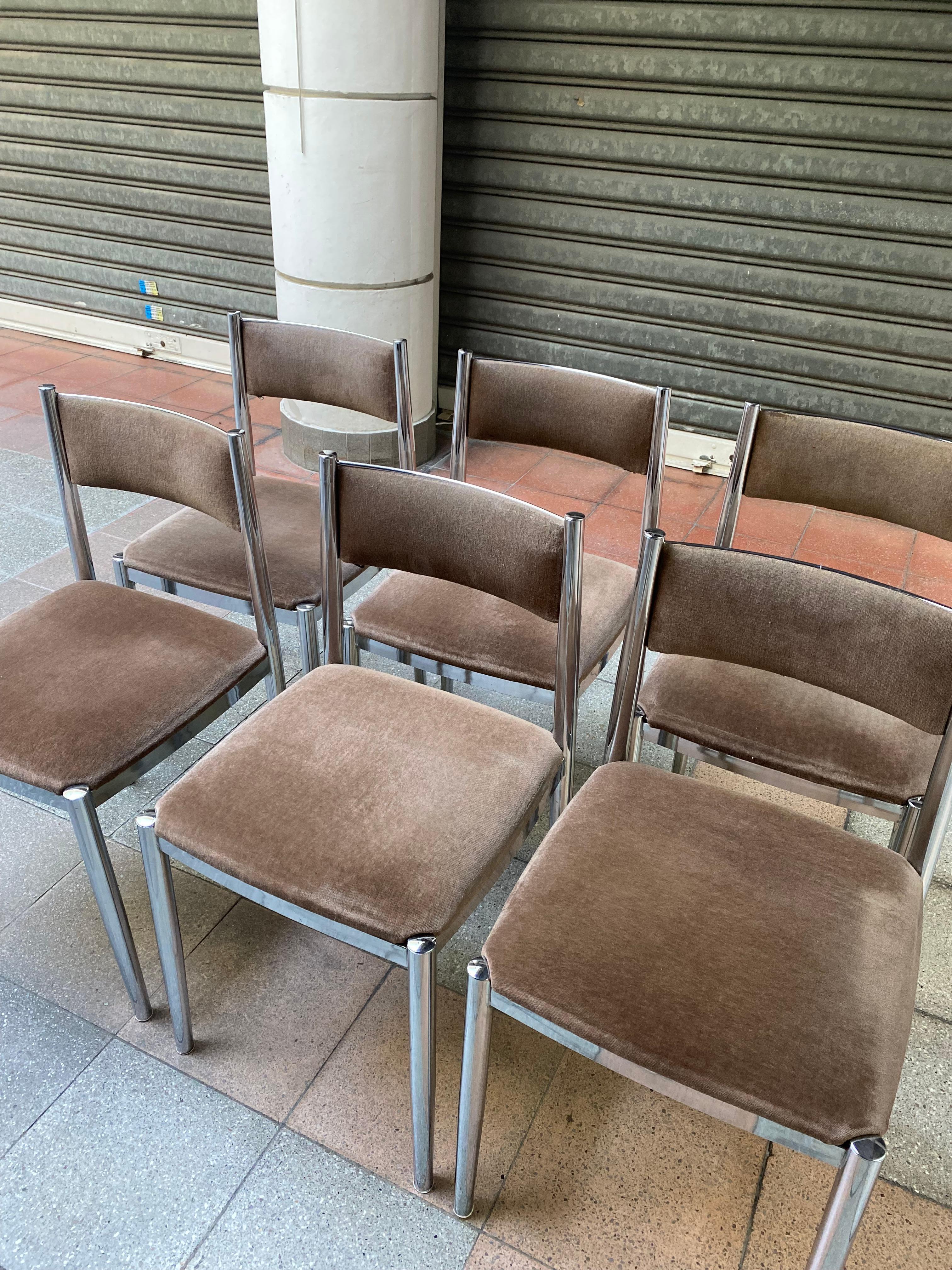 Set of 6 Chairs, Nova Lux, Circa 1970 7