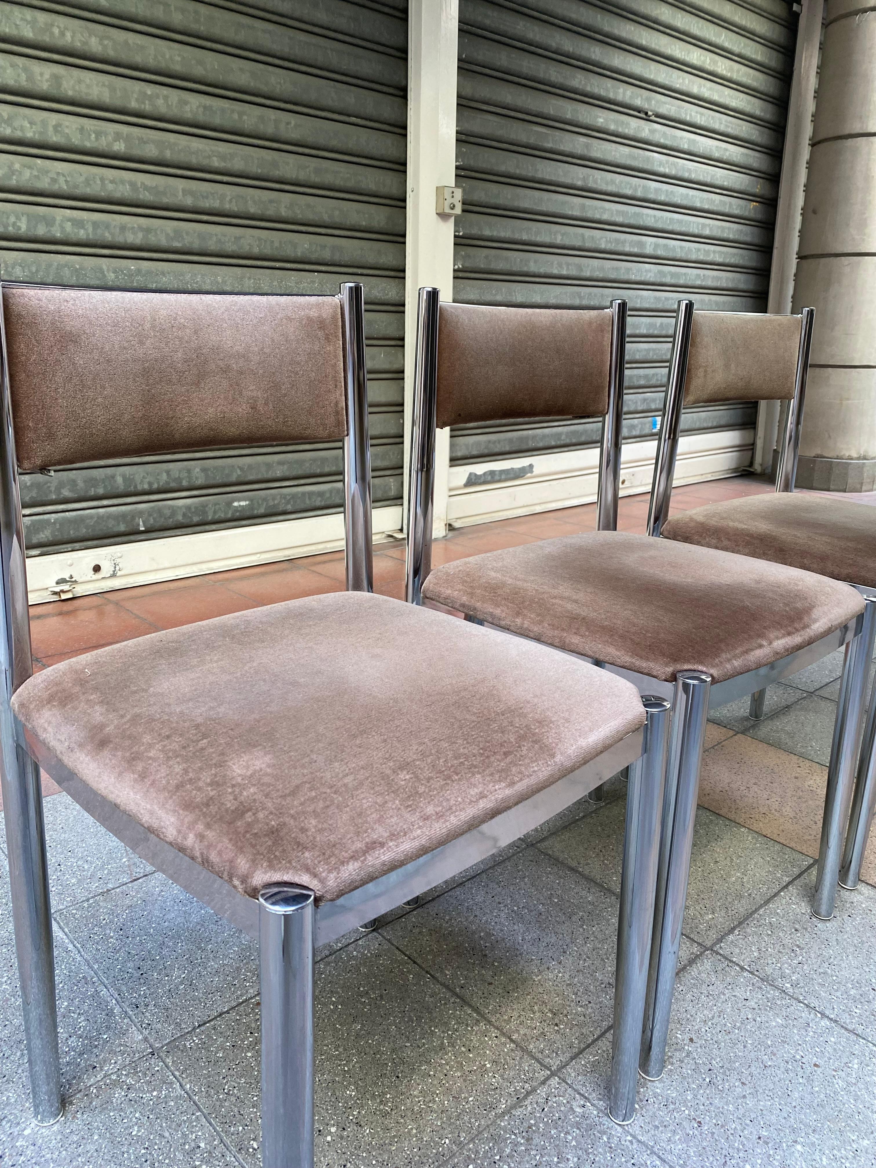 Set of 6 Chairs, Nova Lux, Circa 1970 2