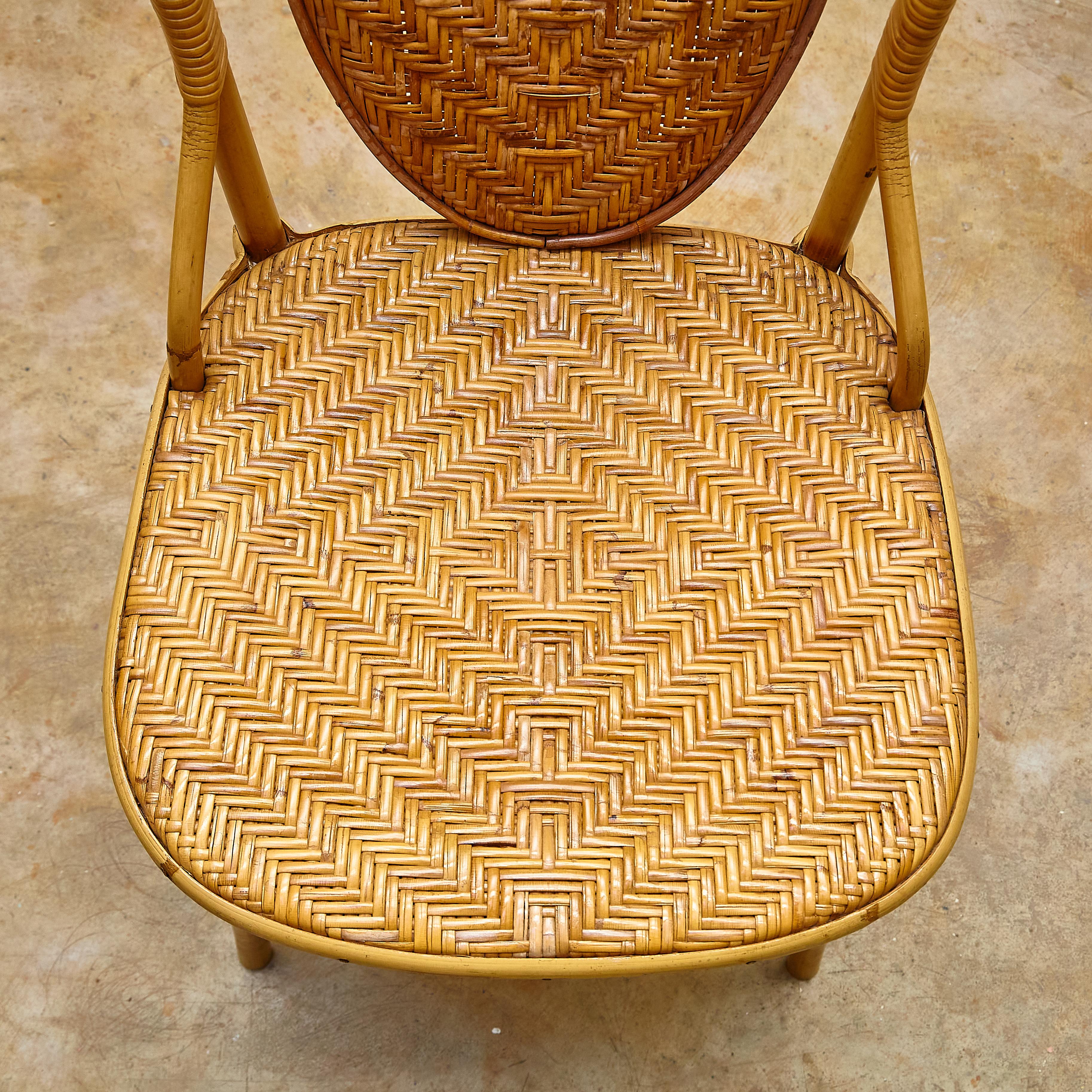 Set of 6 Chairs Rombo by Miquel Mila circa 1968 7