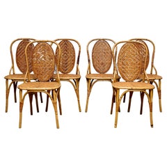 Set of 6 Chairs Rombo by Miquel Mila circa 1968