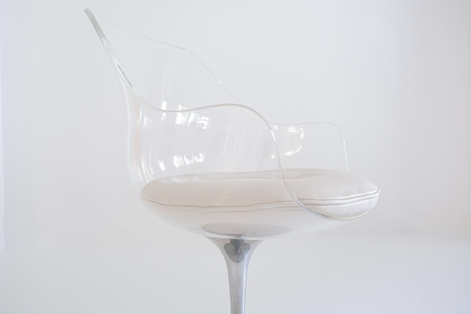 Set of 6 Champagne Chairs by Estelle & Erwine Laverne For Sale 6