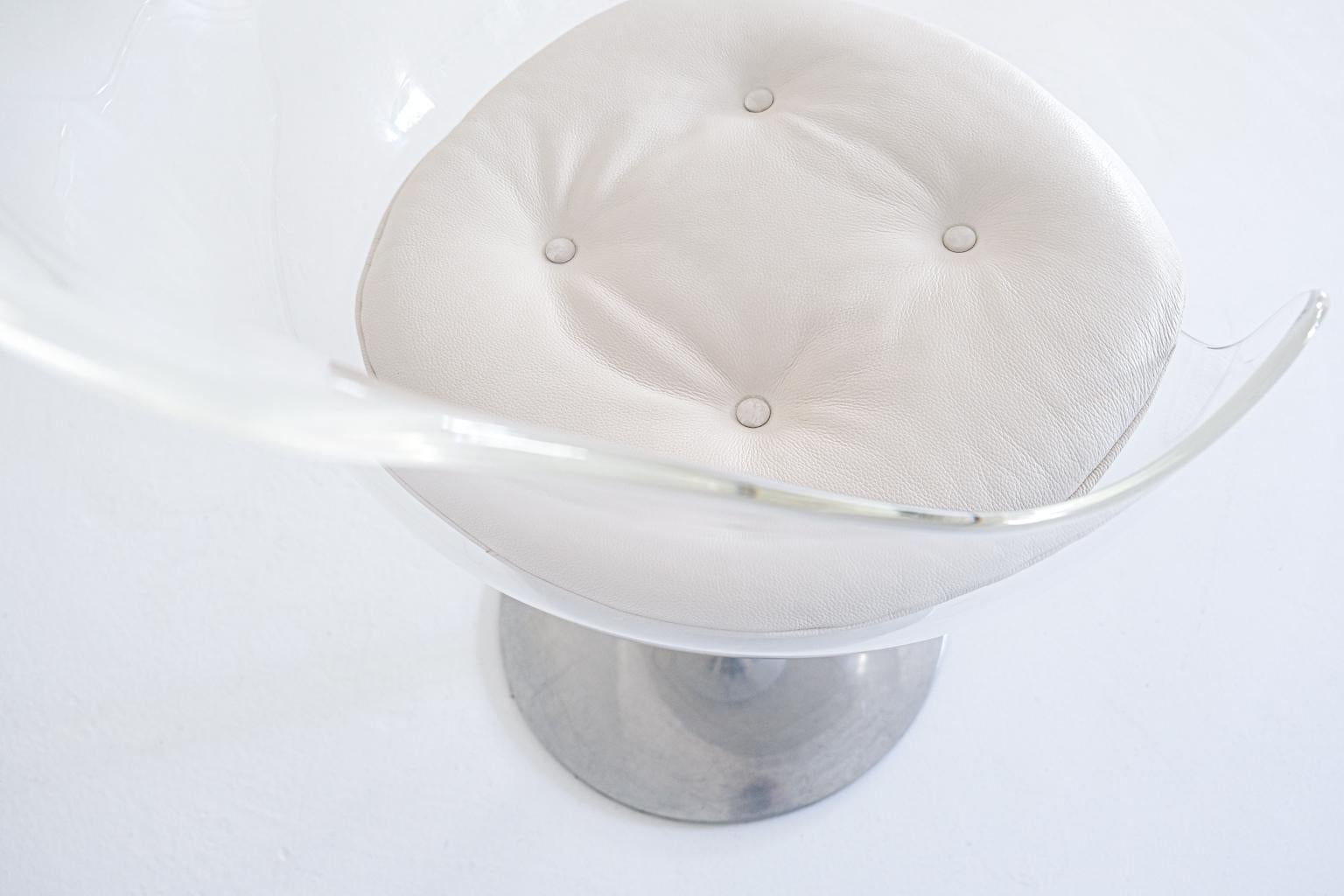 Set of 6 Champagne Chairs by Estelle & Erwine Laverne For Sale 1