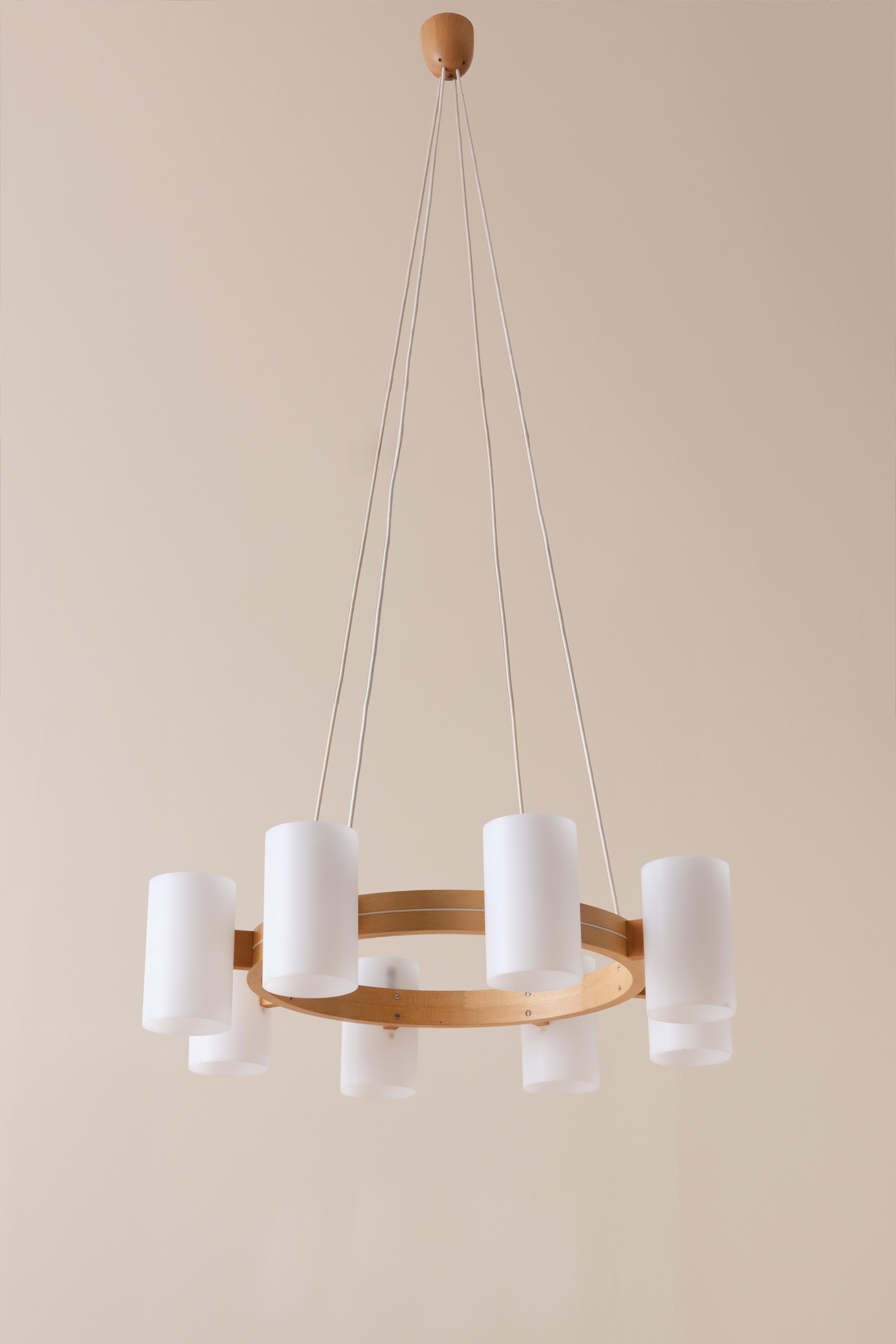 Juego de 6 lámparas de Uno & Östen Kristiansson para Luxus, años 60 Escandinavo moderno en venta