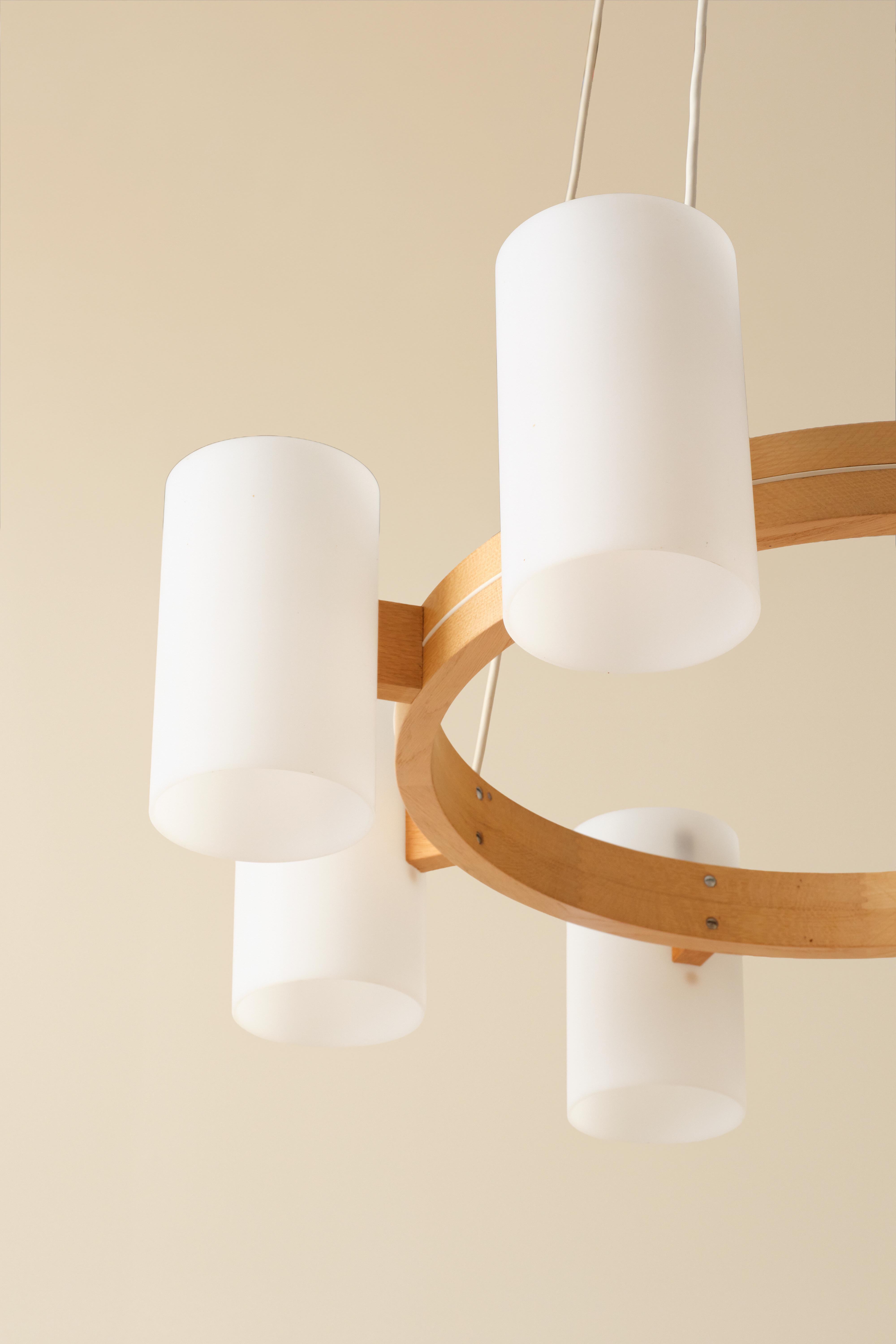 Juego de 6 lámparas de Uno & Östen Kristiansson para Luxus, años 60 en Bueno estado para la venta en Stockholm, SE