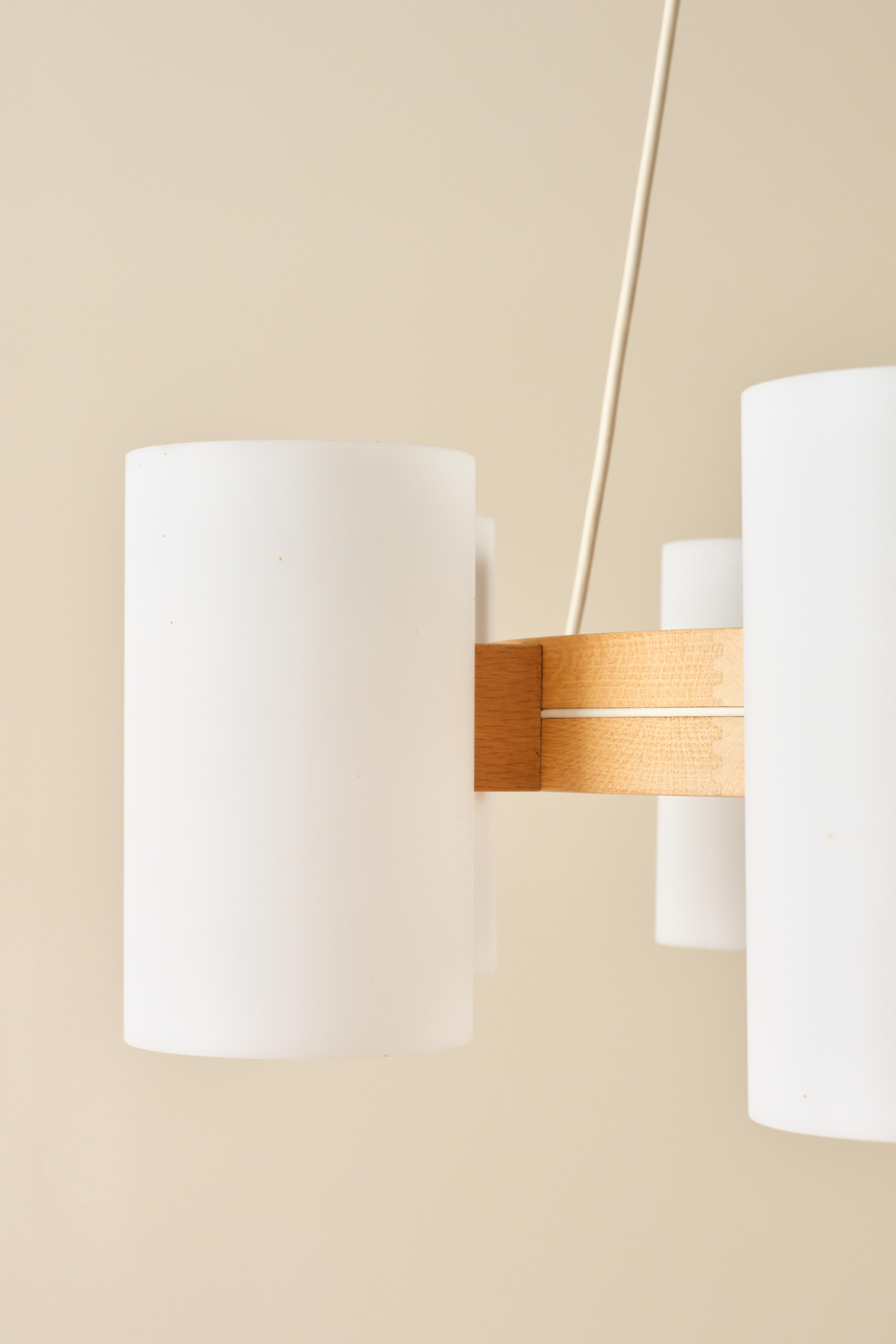 Juego de 6 lámparas de Uno & Östen Kristiansson para Luxus, años 60 mediados del siglo XX en venta