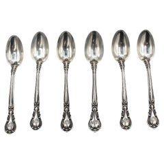 Set of 6 Chantilly Pattern Sterling Silver Demitasse Spoons by Gorham, c.1920s