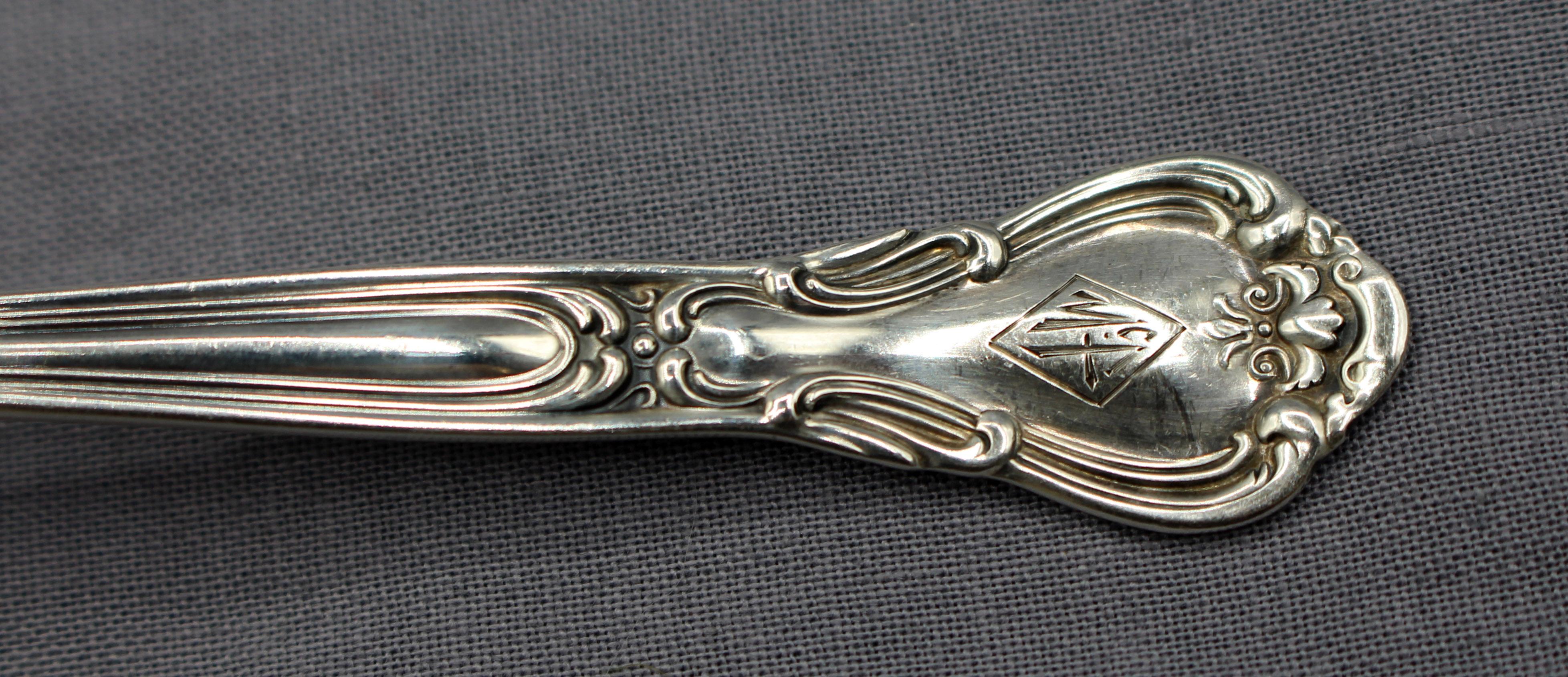 Set of 6 Chantilly Sterling Silver Boullion Spoons by Gorham 1