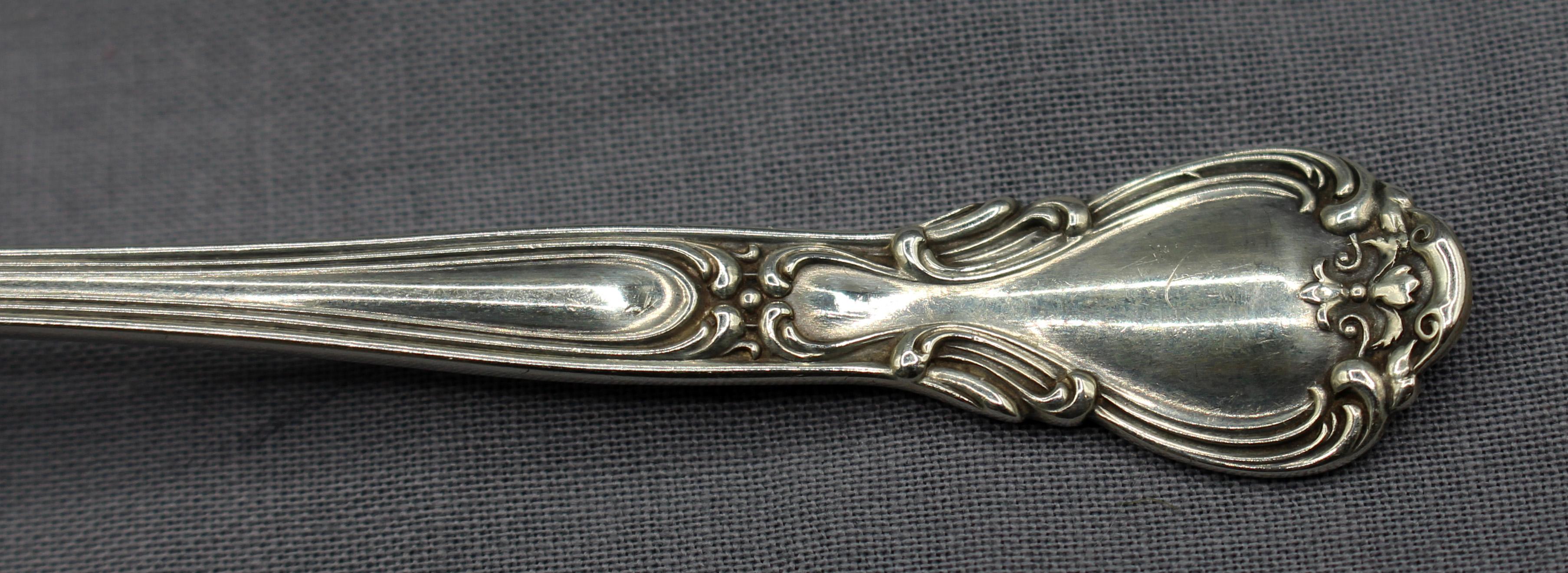 Set of 6 Chantilly Sterling Silver Boullion Spoons by Gorham 3