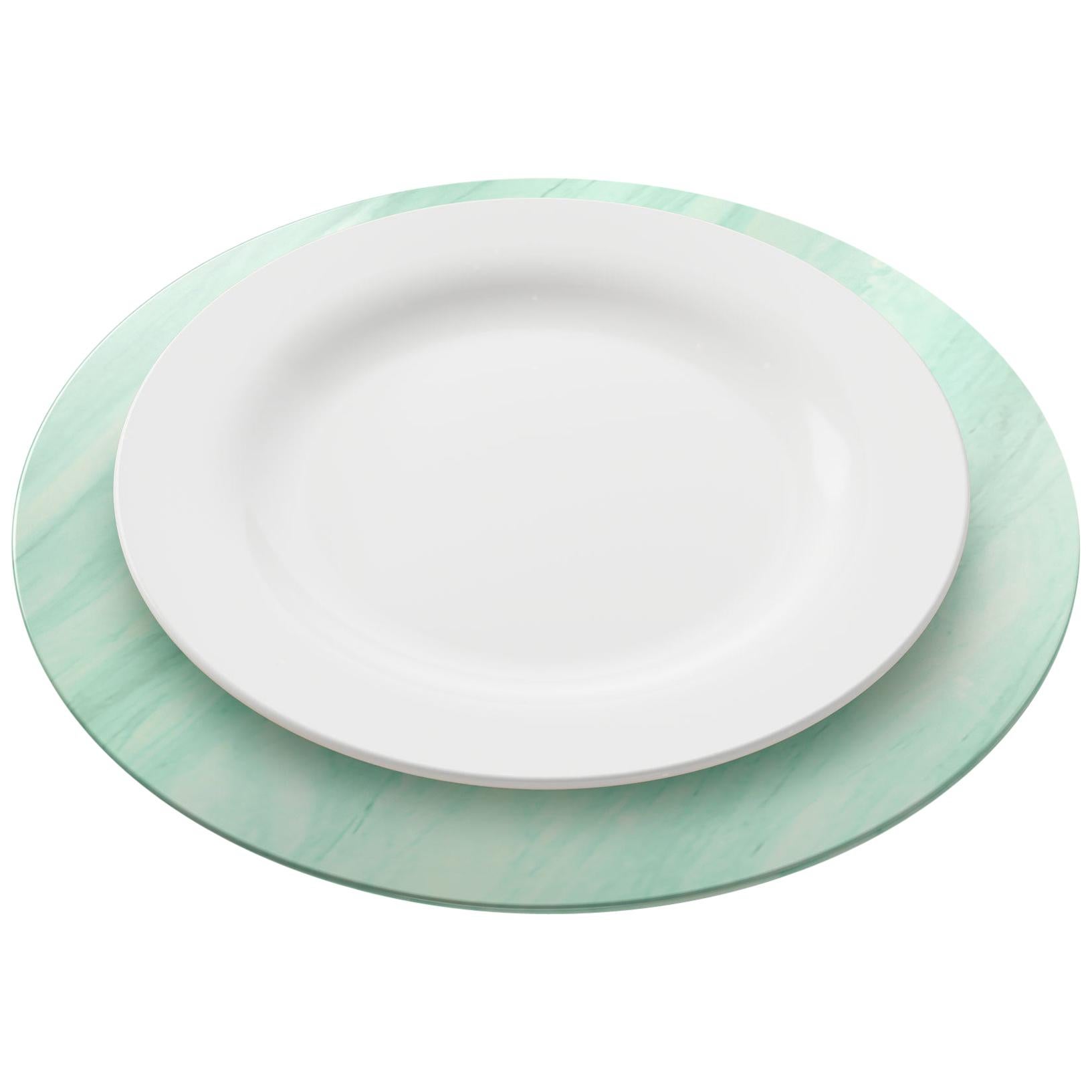 green plate chargers