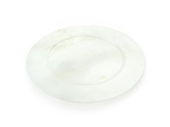 Charger Plate Platters Serveware Set of 6 White Onyx Marble Handmade Collectible