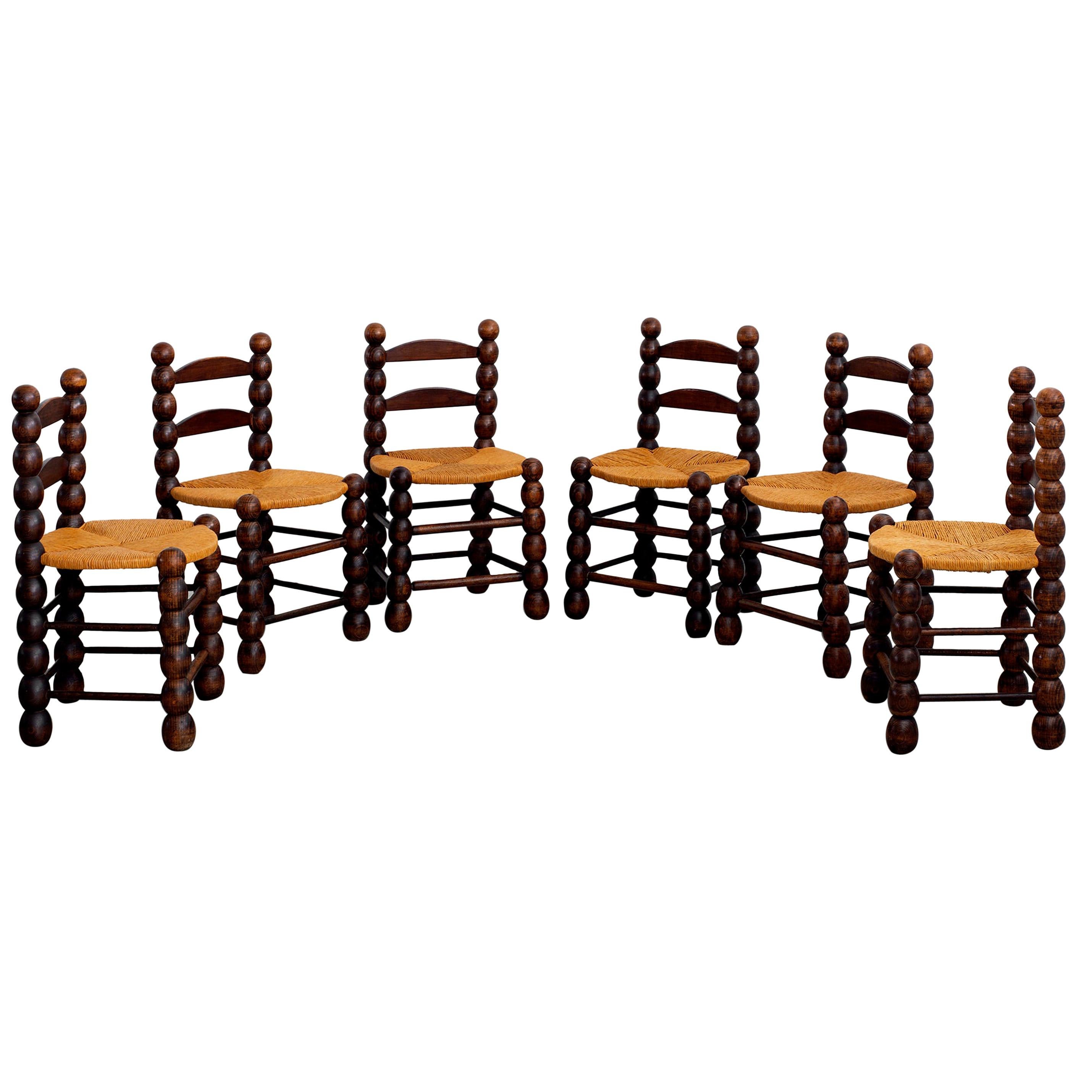 Charles Dudouyt Dining Chairs - Set of 6 