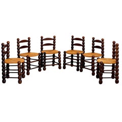 Charles Dudouyt Dining Chairs - Set of 6