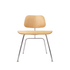 Ensemble de 6 chaises Charles Eames « DCM » en contreplaqué moulé pour Herman Miller White Ash