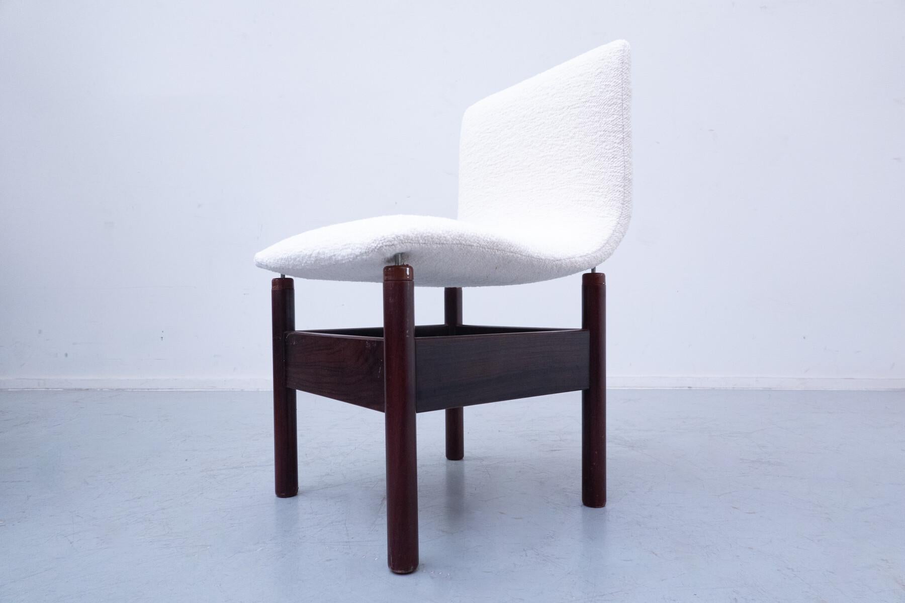 Fabric Set of 6 Chelsea Chairs by Vittorio Introini for Saporiti Italia, 1960s