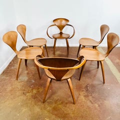 Set of 6 Cherner Bentwood Chairs