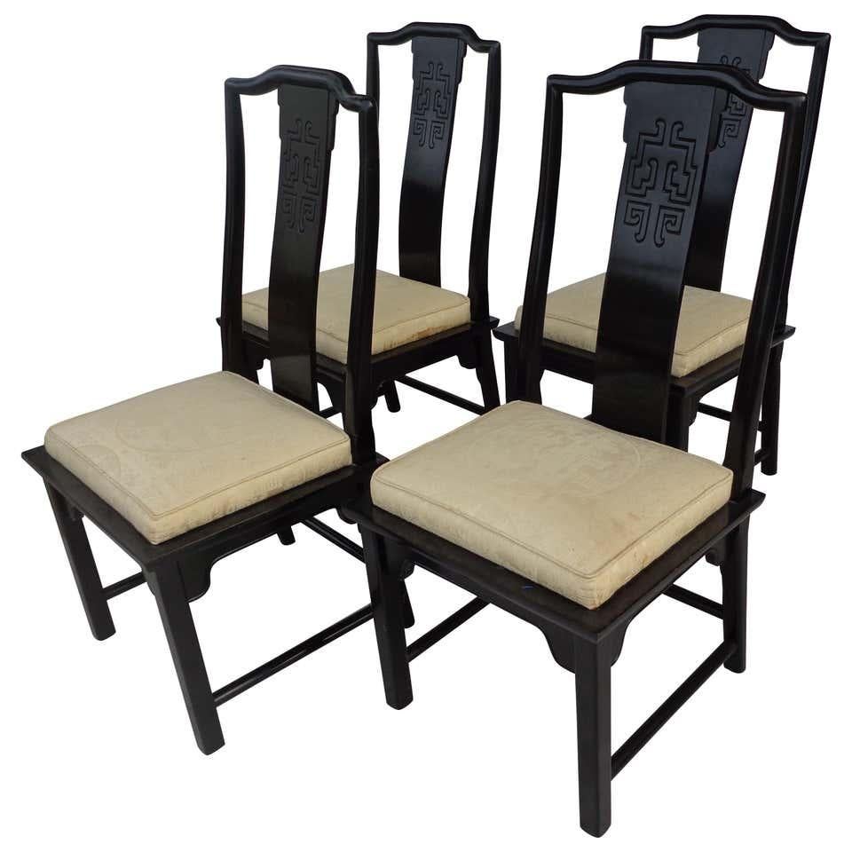 Ensemble de 6 chaises de salle à manger Chin Hua par Raymond Sabota pour Century Furniture Bon état - En vente à Pasadena, TX