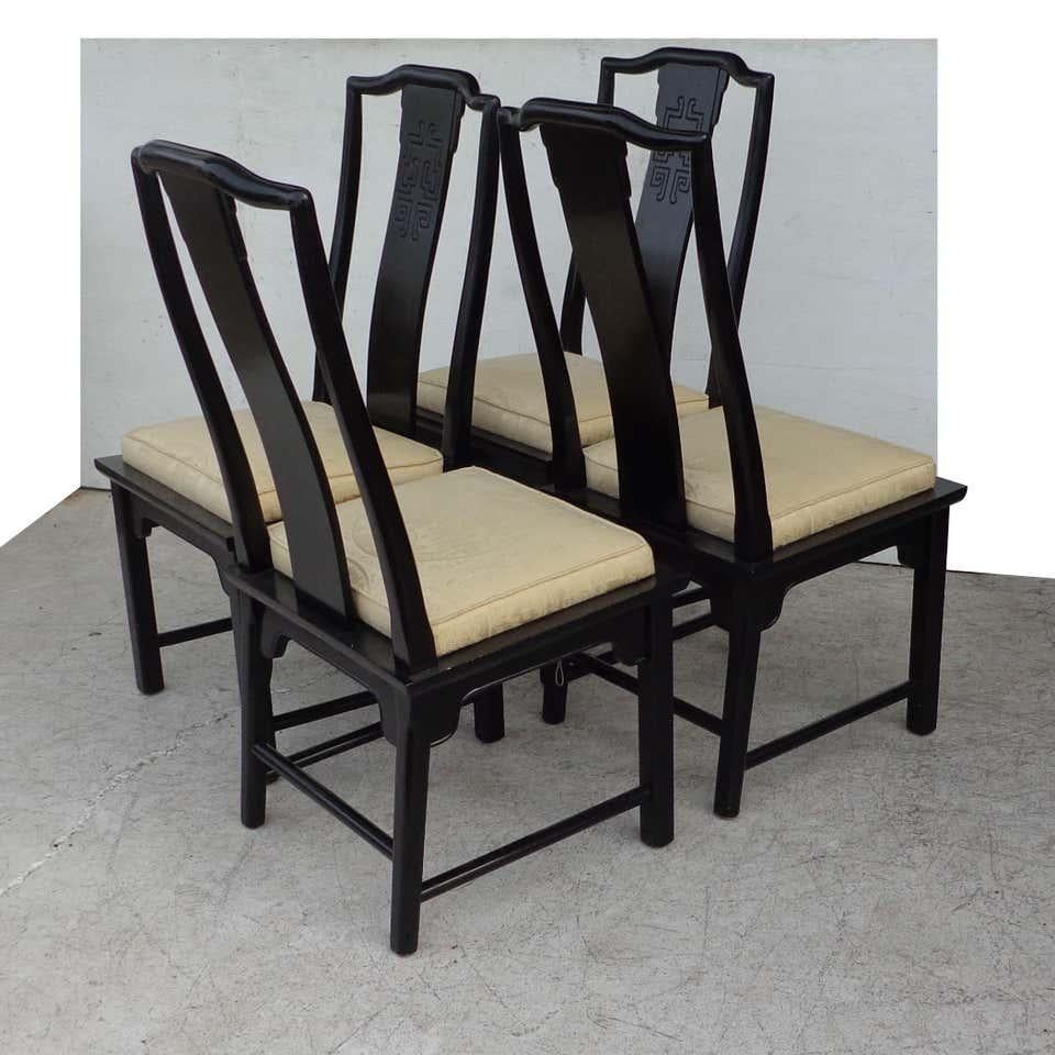 20ième siècle Ensemble de 6 chaises de salle à manger Chin Hua par Raymond Sabota pour Century Furniture en vente