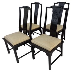 Vintage Set of 6 Chin Hua Dining Chairs by Raymond Sabota for Century Furniture