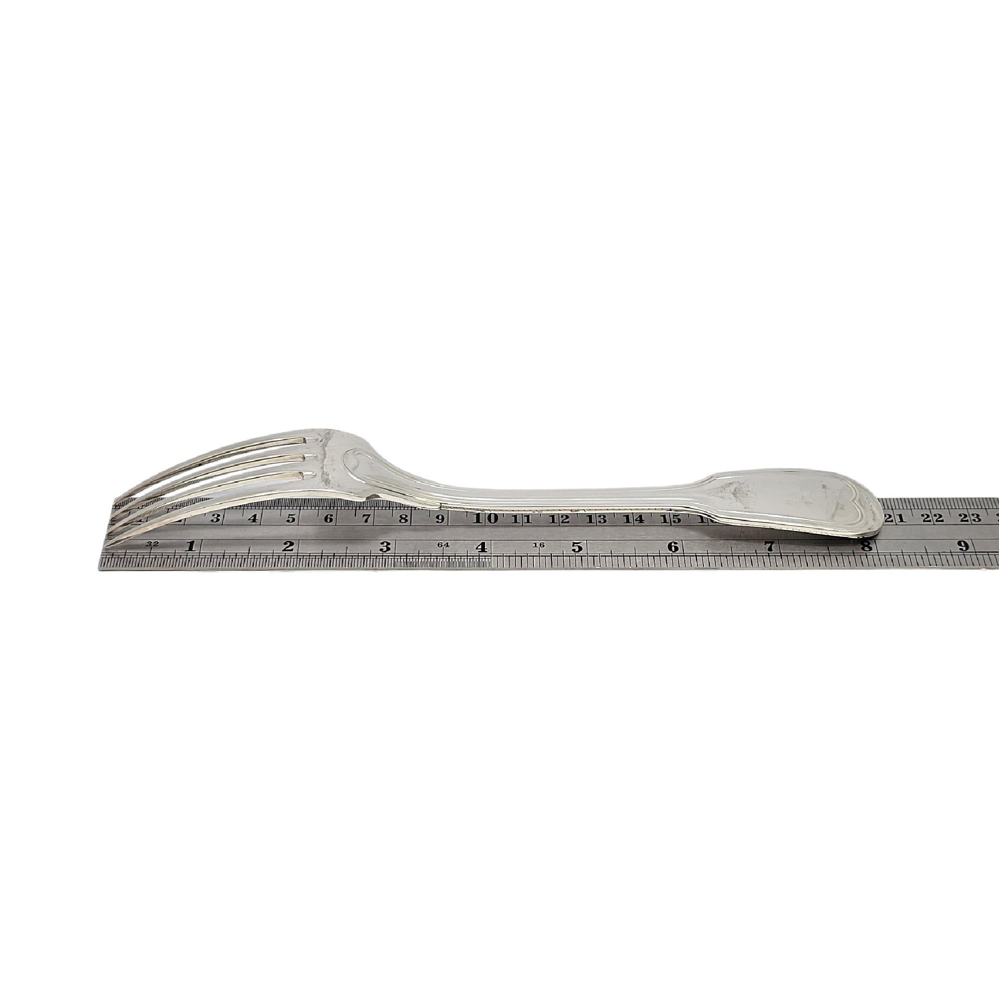 Set di 6 forchette Christofle in argento sterling Chinon 8 1/8
