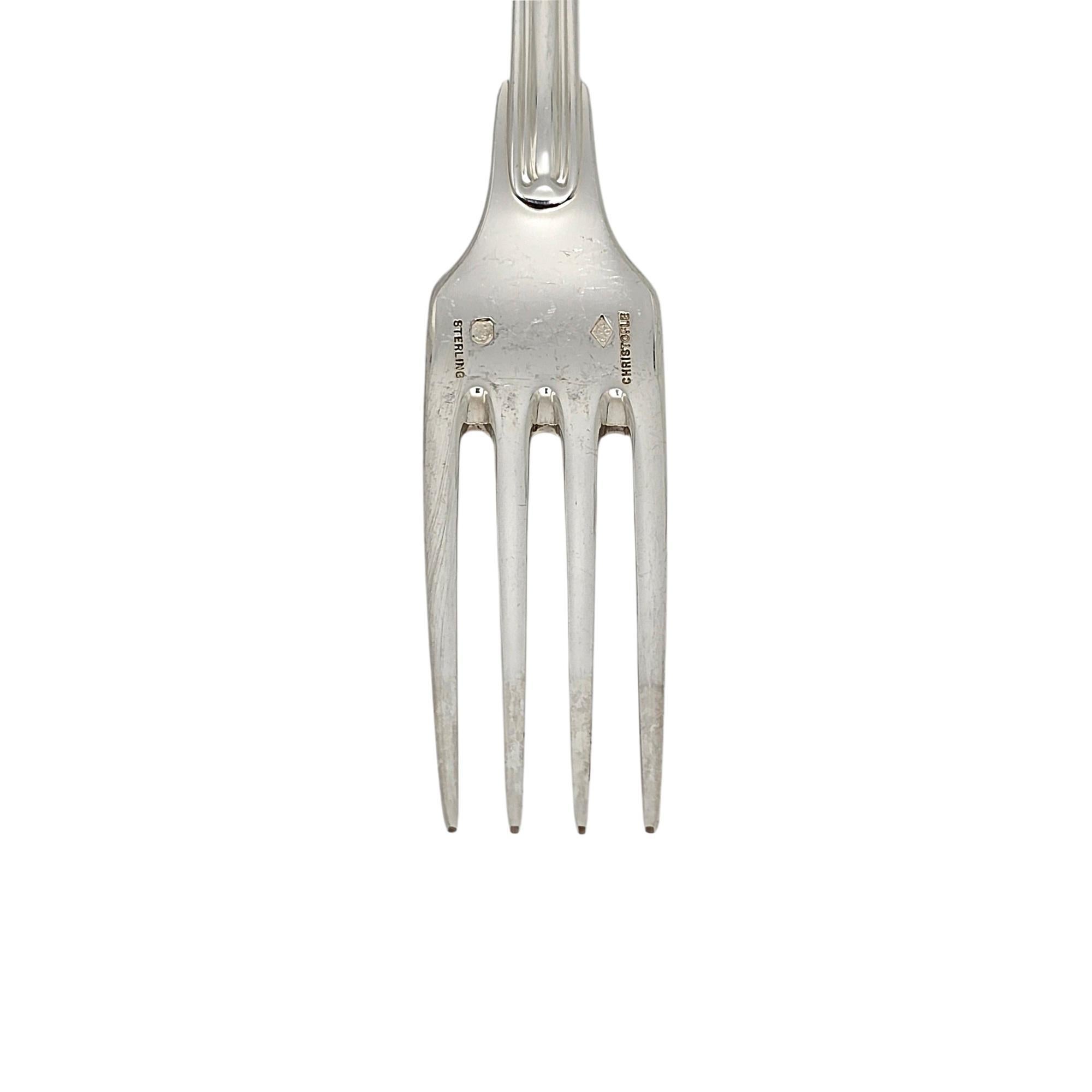 Set di 6 forchette Christofle in argento sterling Chinon 8 1/8
