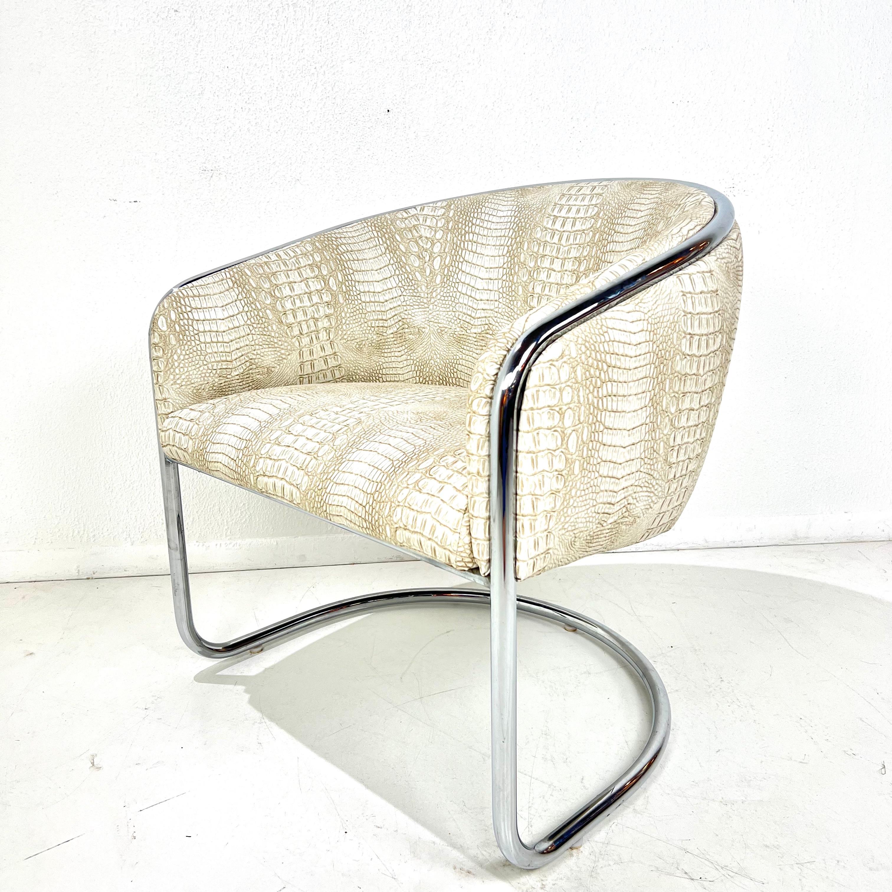 Set of 6 Club Tub Chairs by Anton Lorenz & Joan Burgasser for Thonet For Sale 5