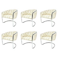 Set of 6 Club Tub Chairs by Anton Lorenz & Joan Burgasser for Thonet