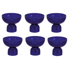 Set of 6 Cobalt Glasses by Pulpo
