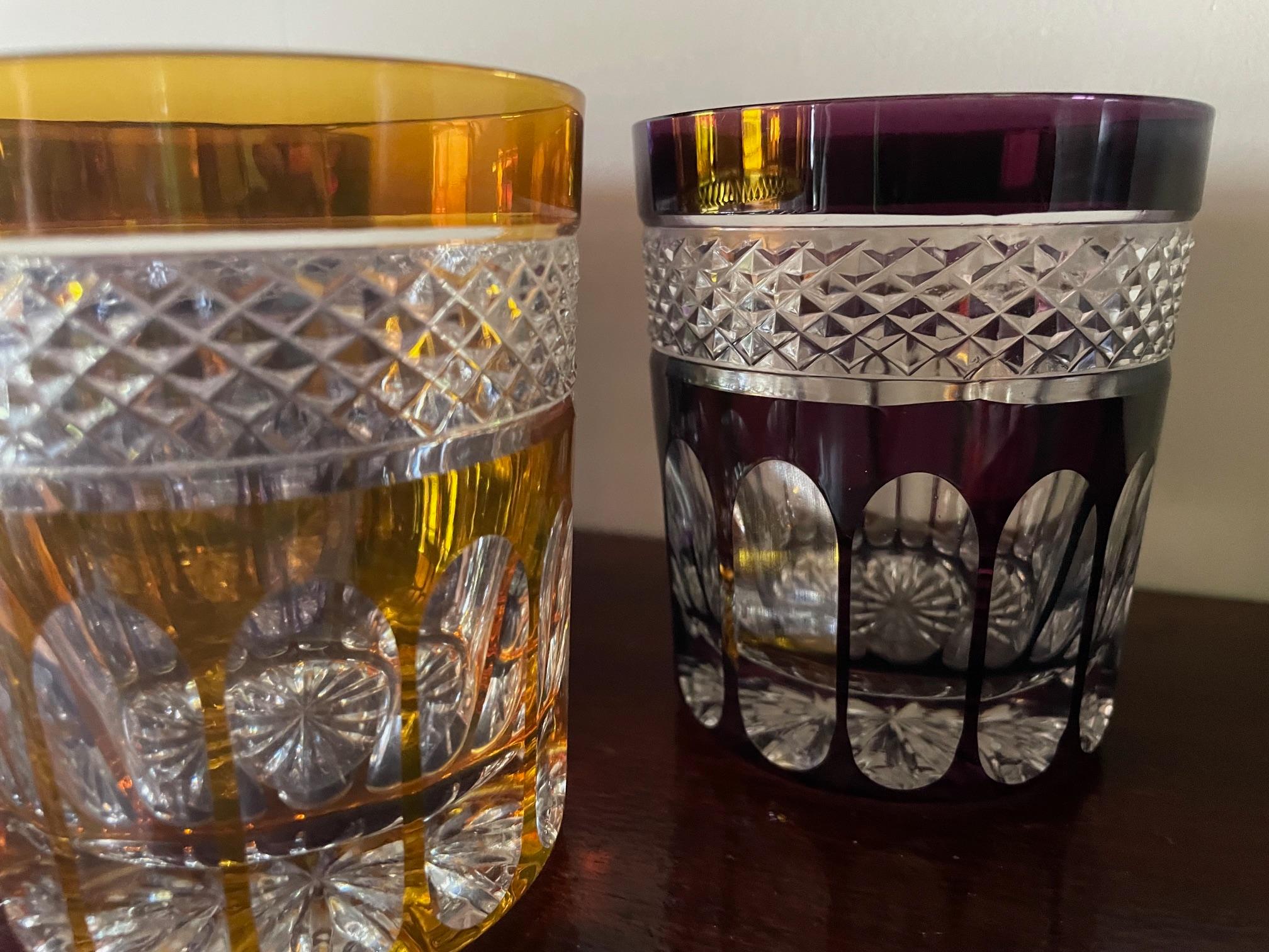 Set de 6 vasos de whisky de colores Europeo en venta