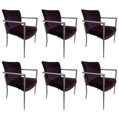 Set of 6 Cortona Guest Staking Chairs by Joe Ricchio for HBF