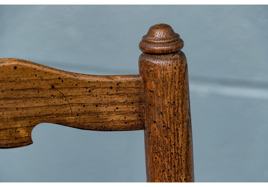 Set di 6 sedie da pranzo con schienale a scaletta in stile country francese in vendita 6