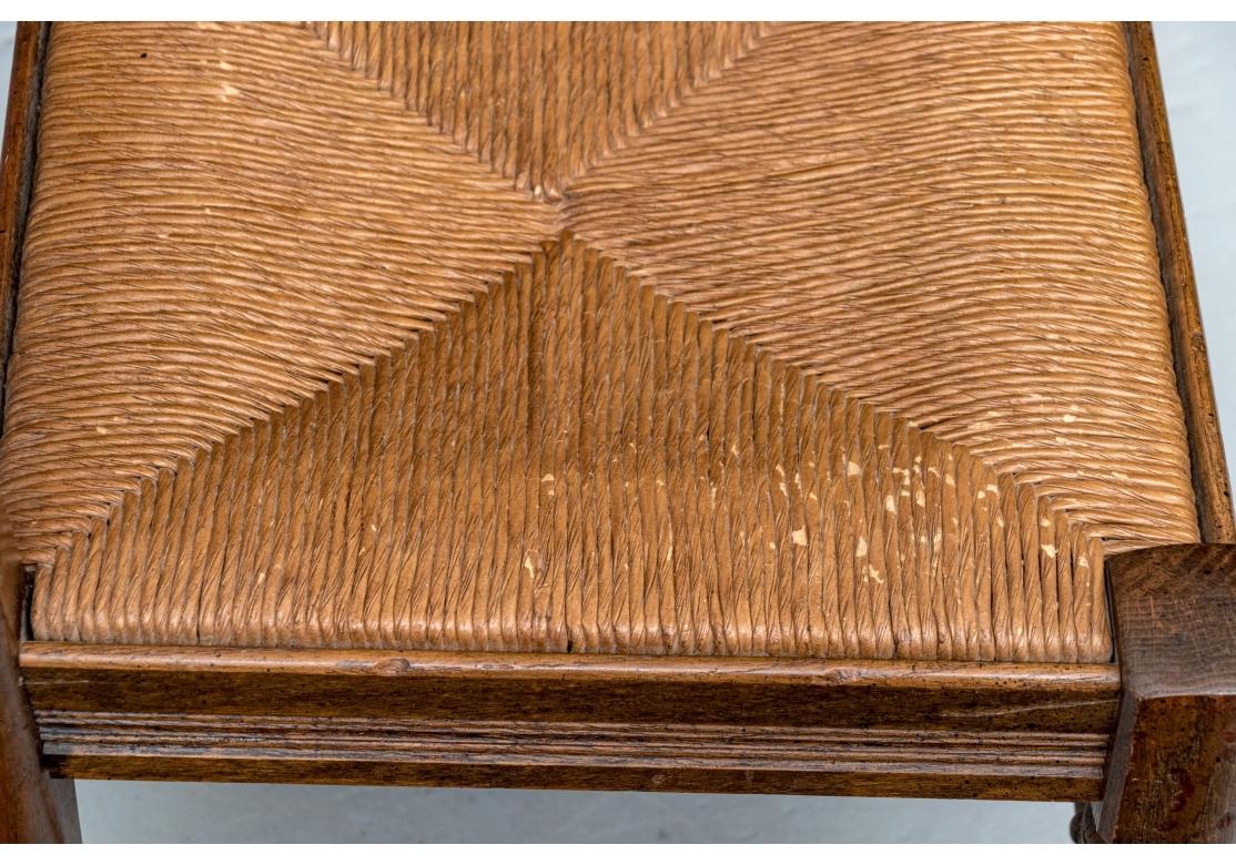 Set di 6 sedie da pranzo con schienale a scaletta in stile country francese in vendita 7