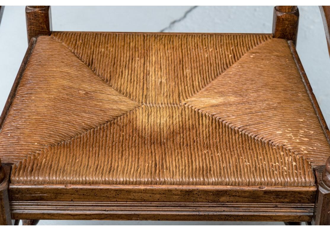 Set di 6 sedie da pranzo con schienale a scaletta in stile country francese in vendita 9