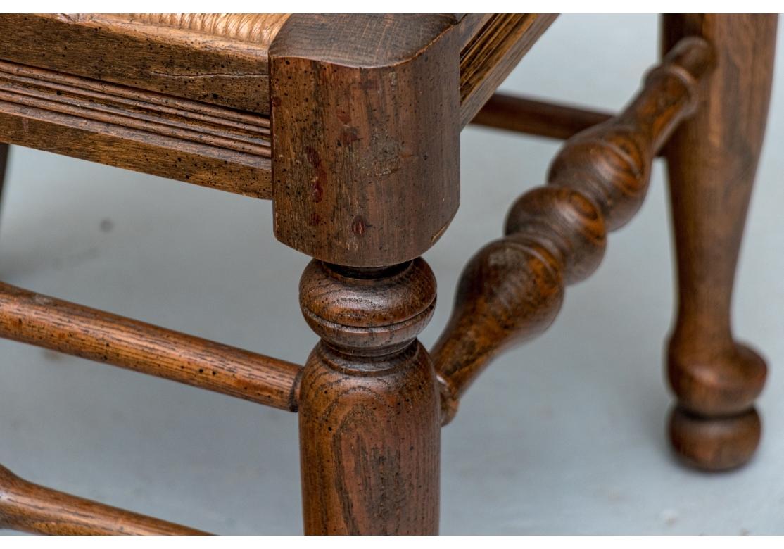 Set di 6 sedie da pranzo con schienale a scaletta in stile country francese in vendita 12