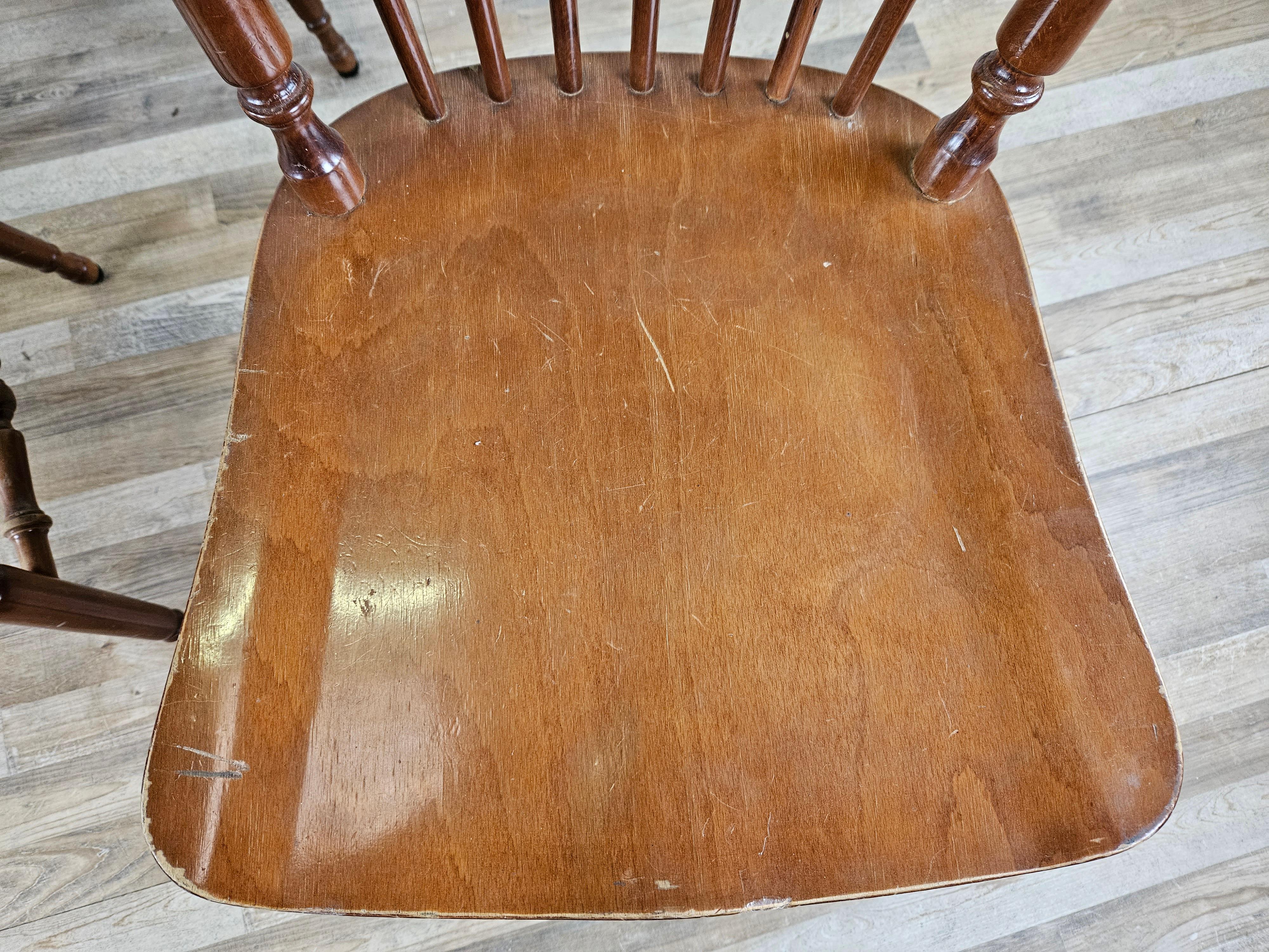 Set of 6 Country Style Chairs from the 1980s 3