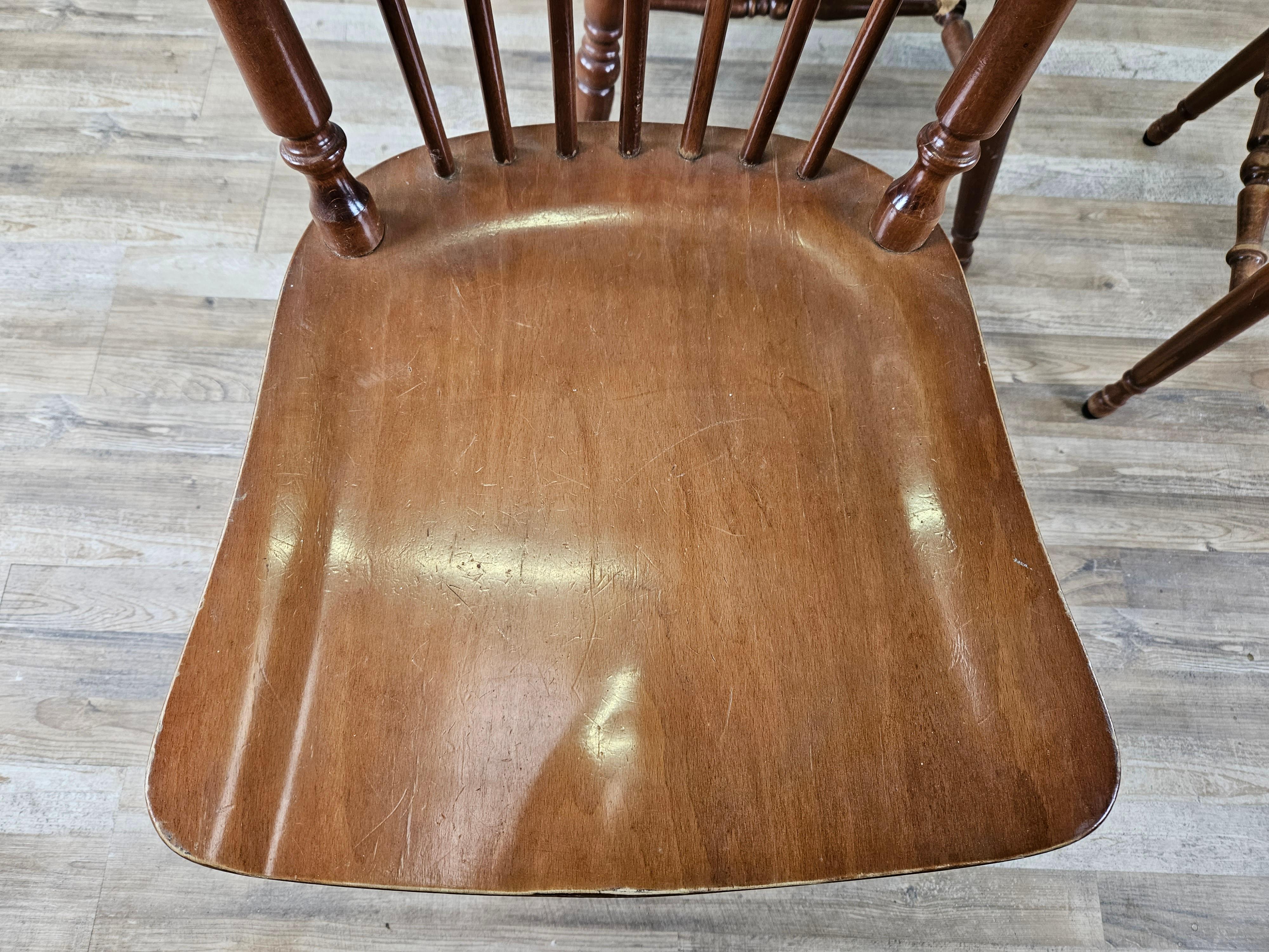 Set of 6 Country Style Chairs from the 1980s 4