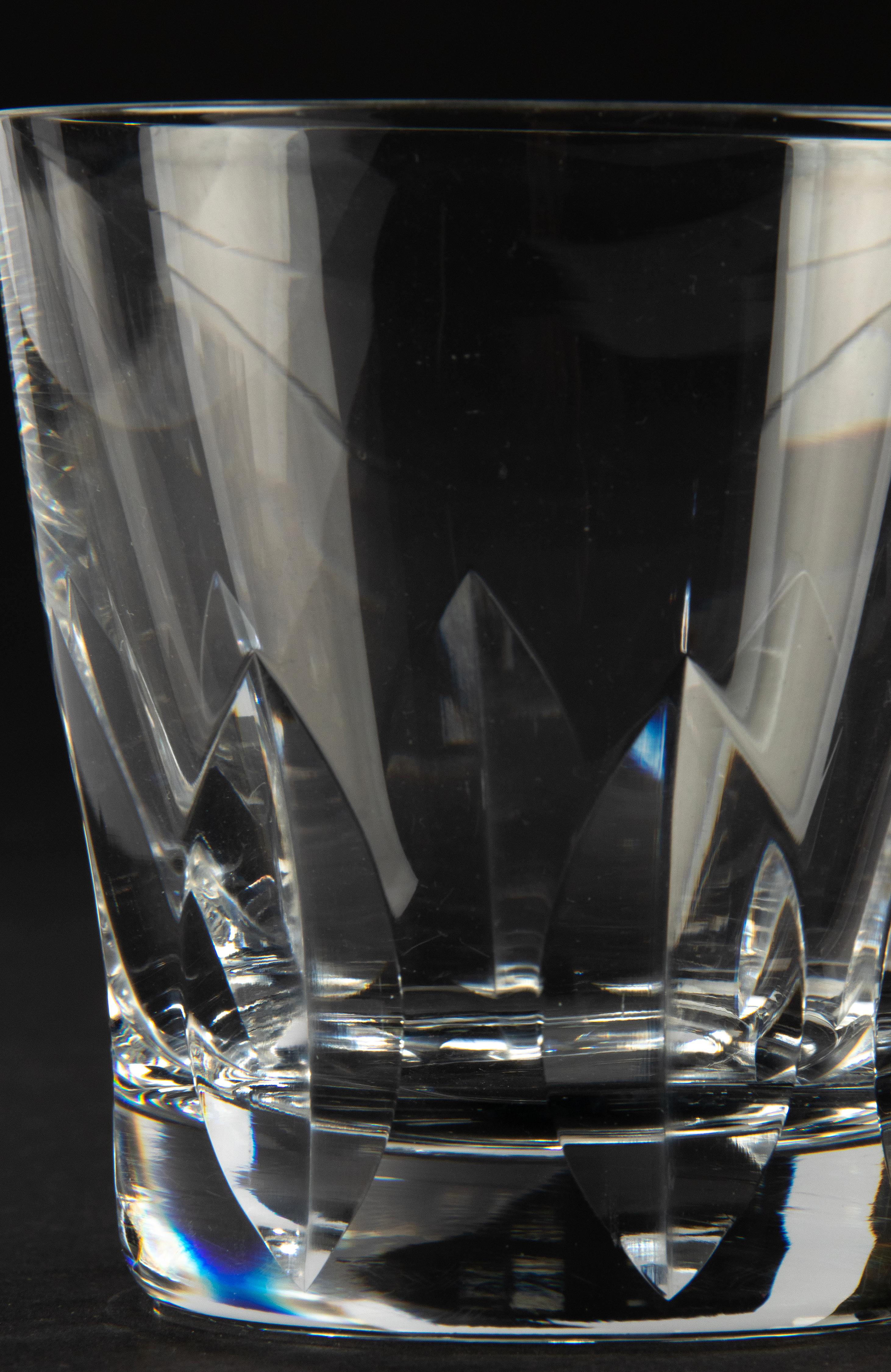Ensemble de 6 verres à whisky en cristal, modèle Saint Louis en vente 6